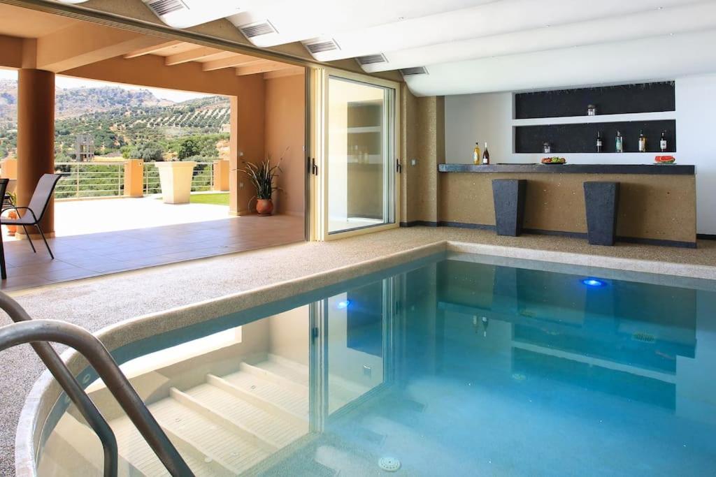 Superb Villa Yiorgos - Heated Pool Jacuzzi - Seaview view 2