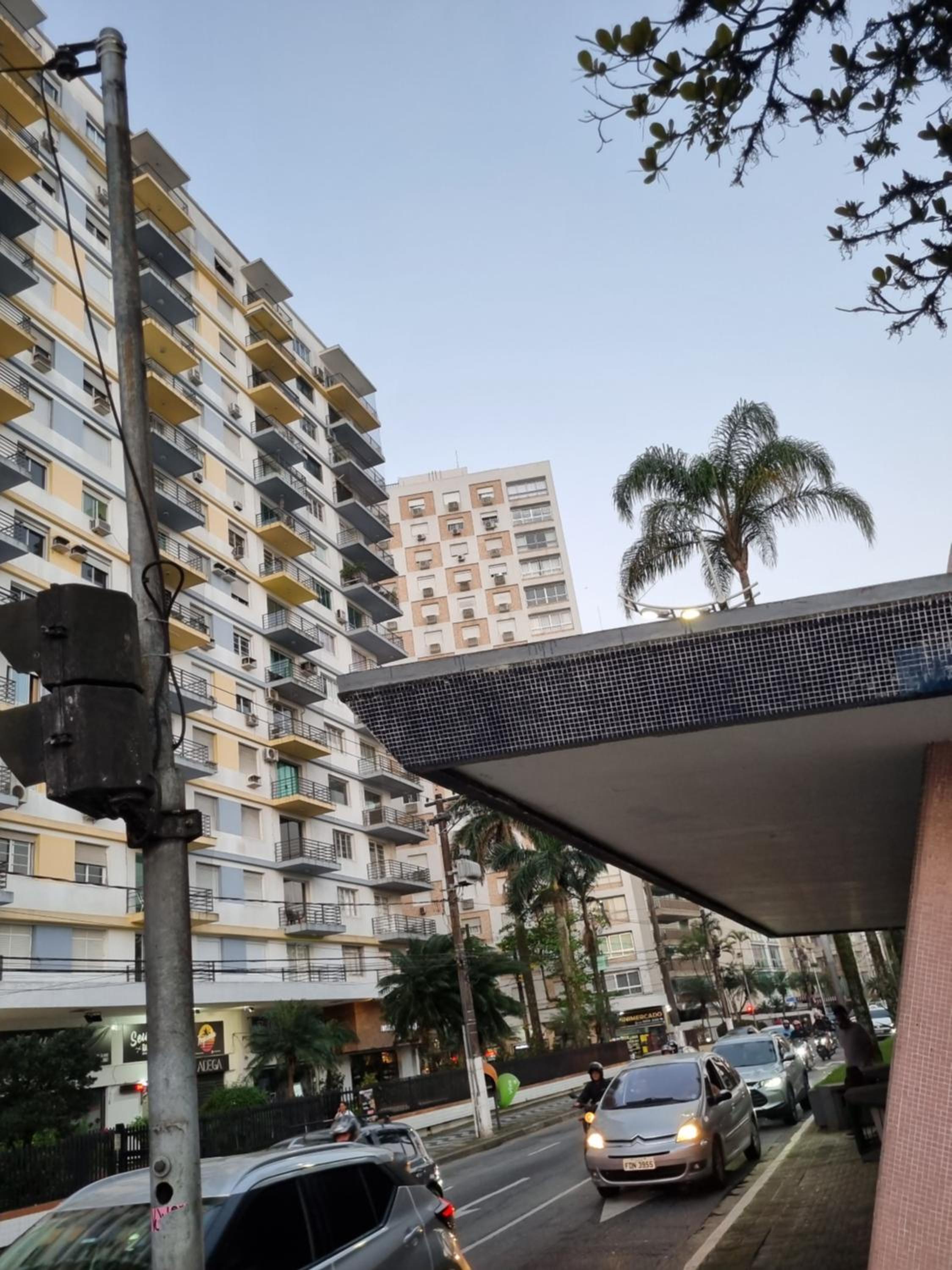 Apartamento na praia santos vaga rotativa