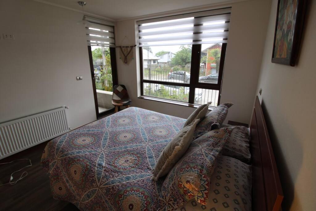 TuArriendoCL-MPHA106 Gran Depto en Pto Varas 3D2B 6PAX sin vista primer piso con jardin