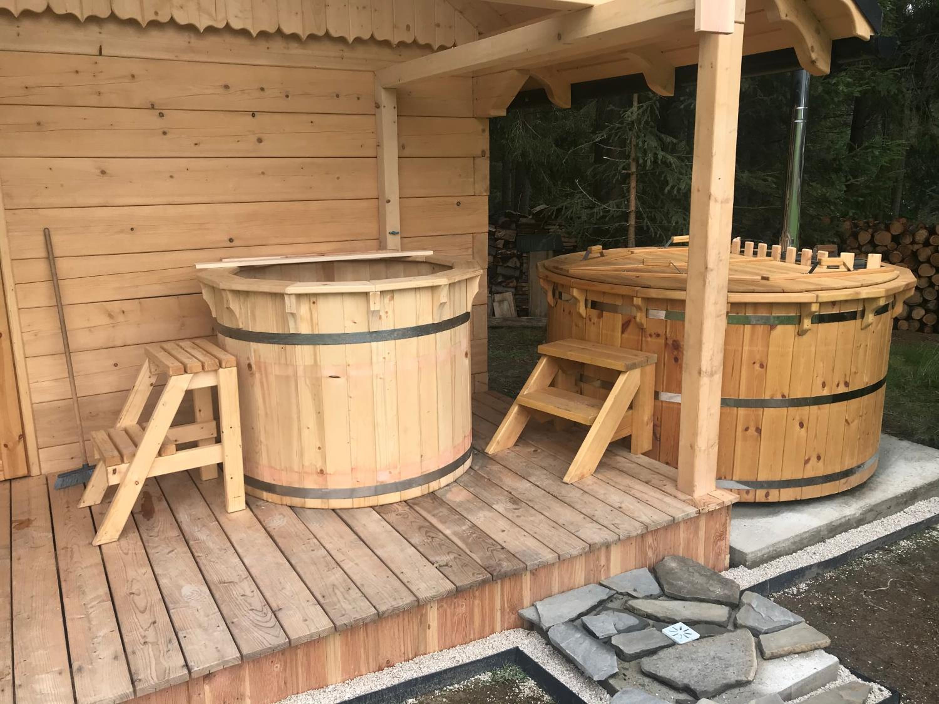 outdoor BBQ area