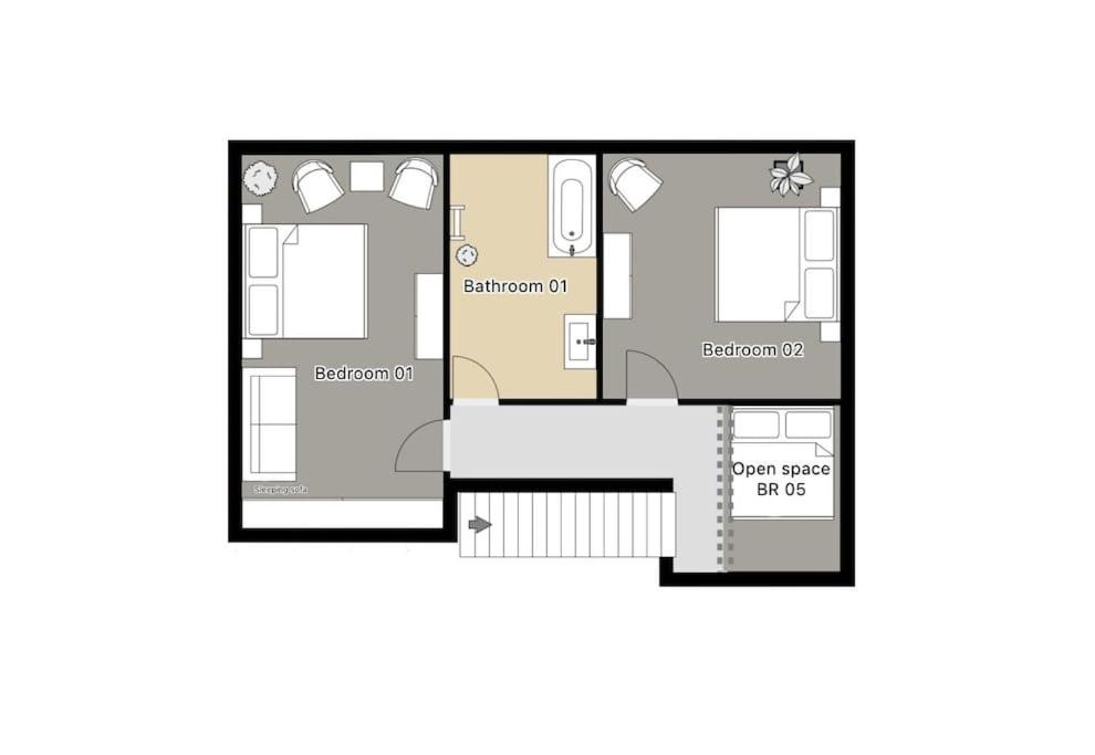 5BR+2Bath Old Town Loft Luxe Brickhouse, A/C