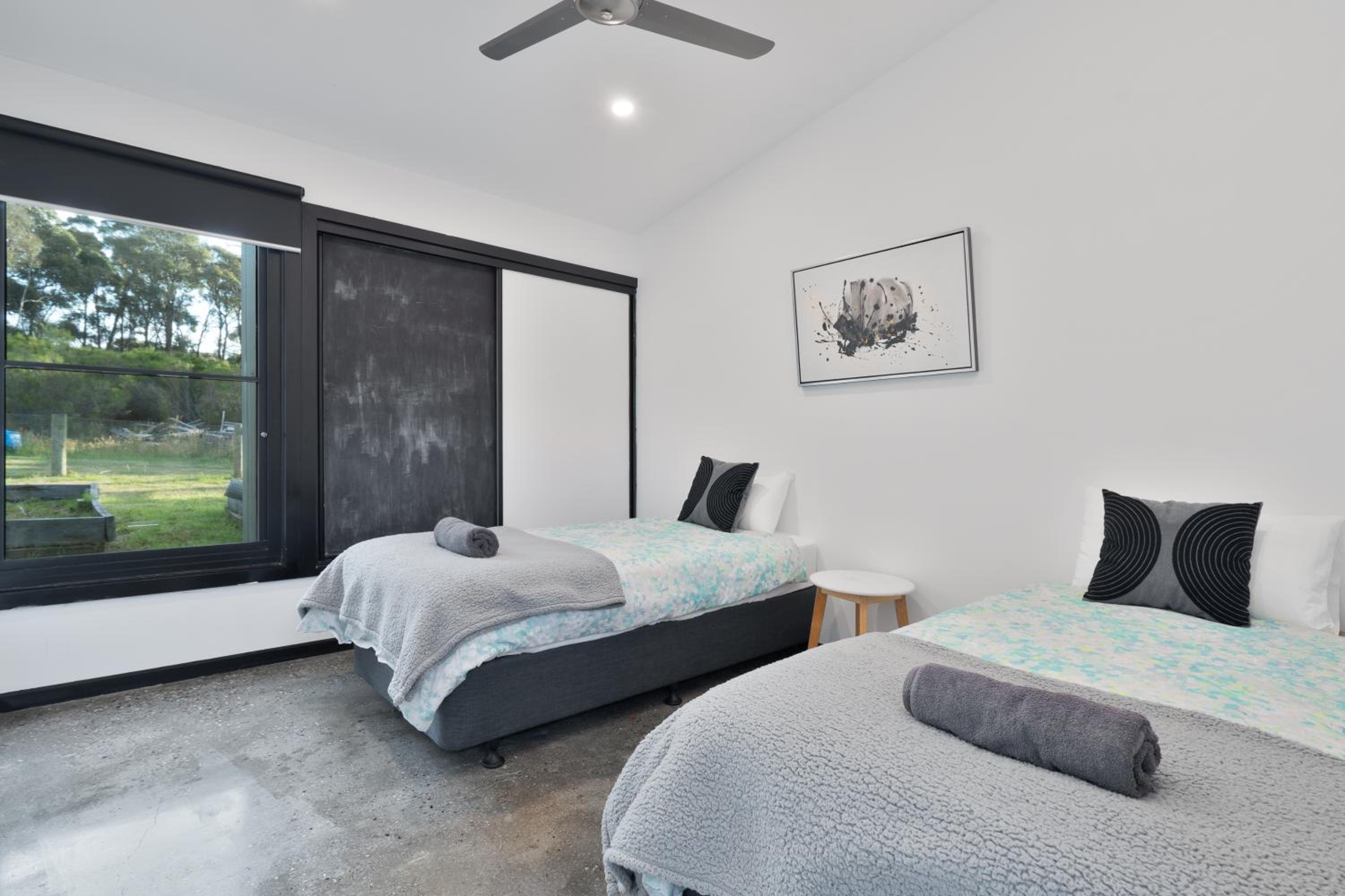 Unique and Modern Farm Stay with Pool and Foosball and Yard
