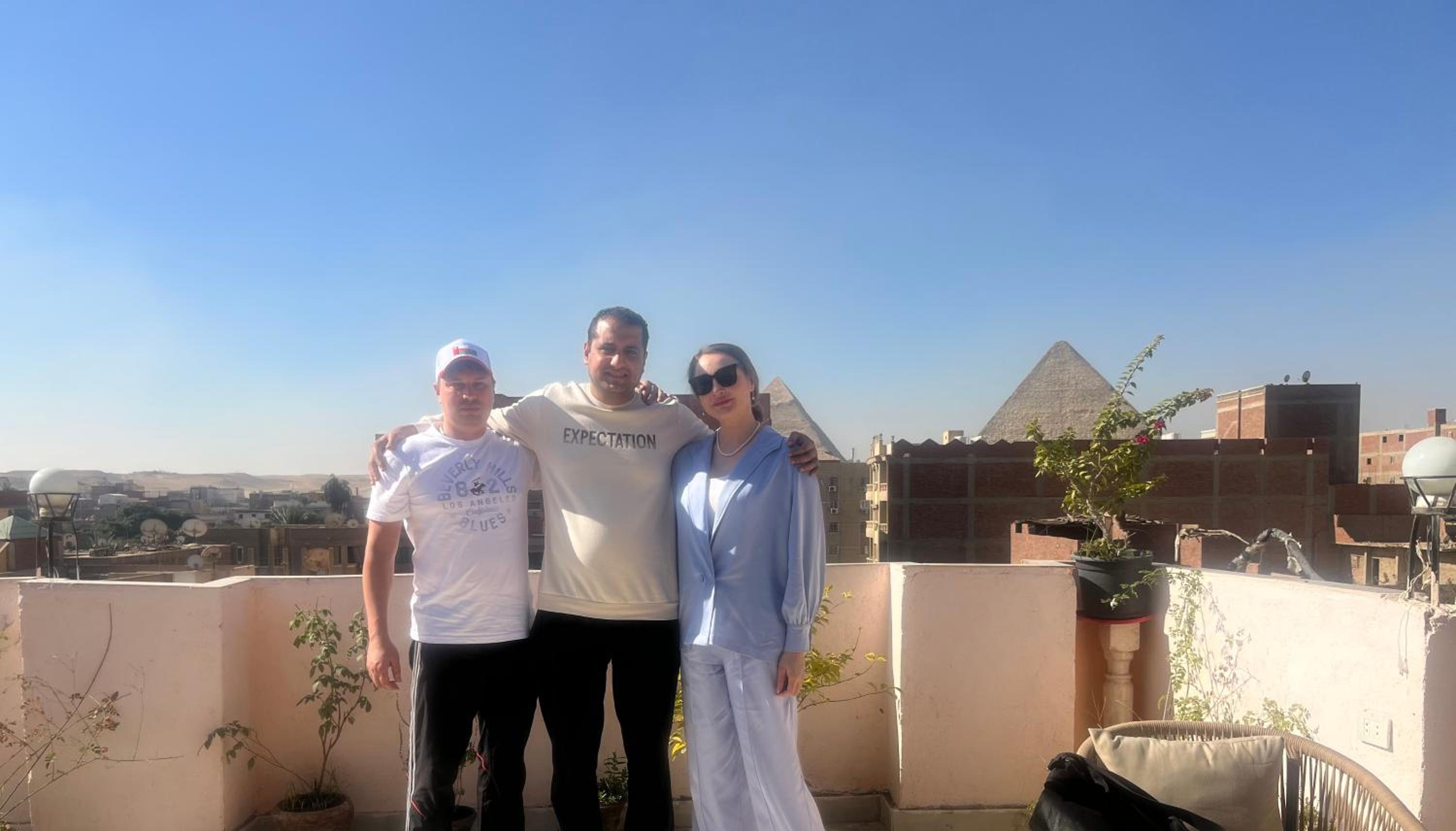 Badr pyramids view