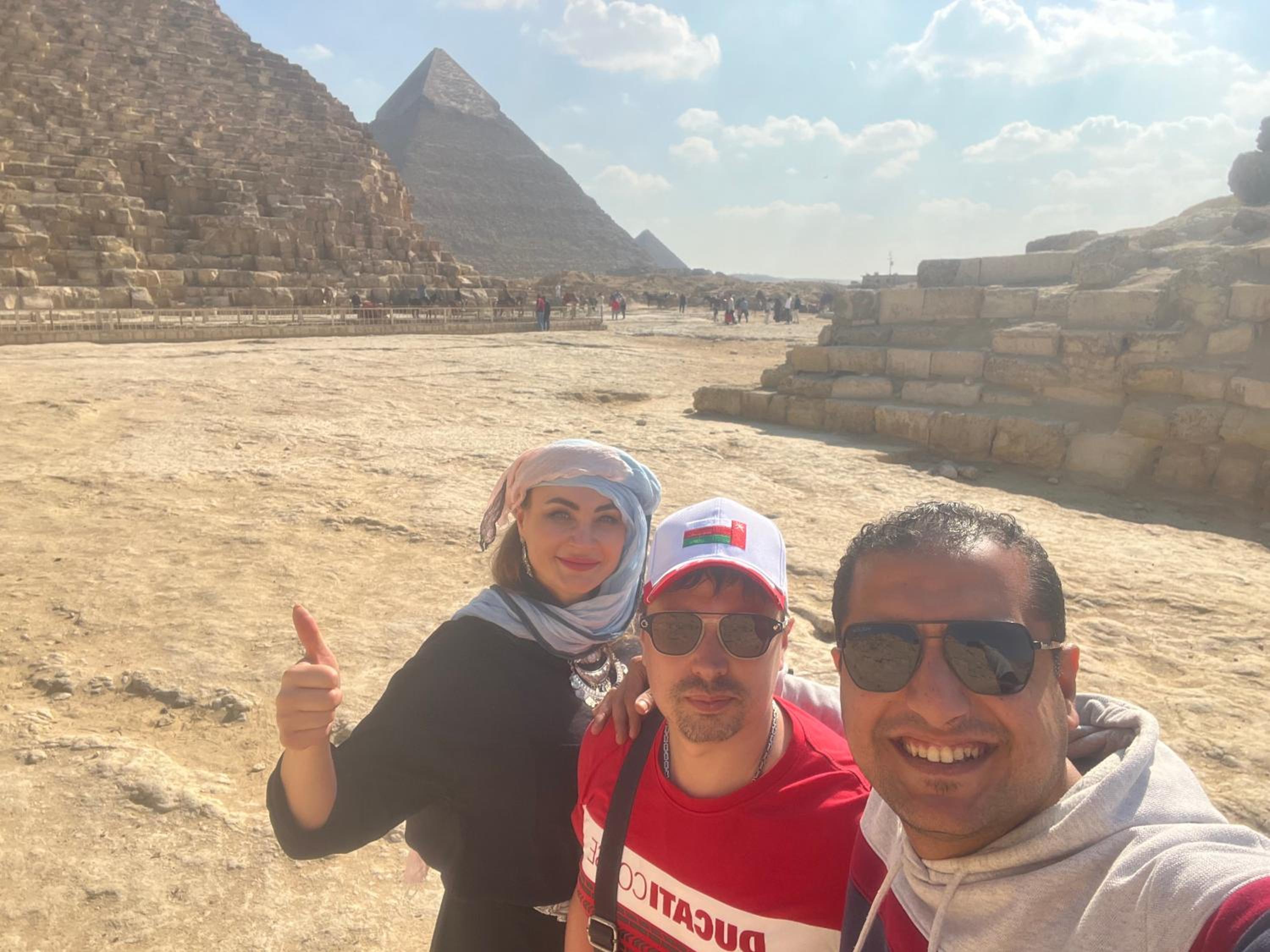 Badr pyramids view