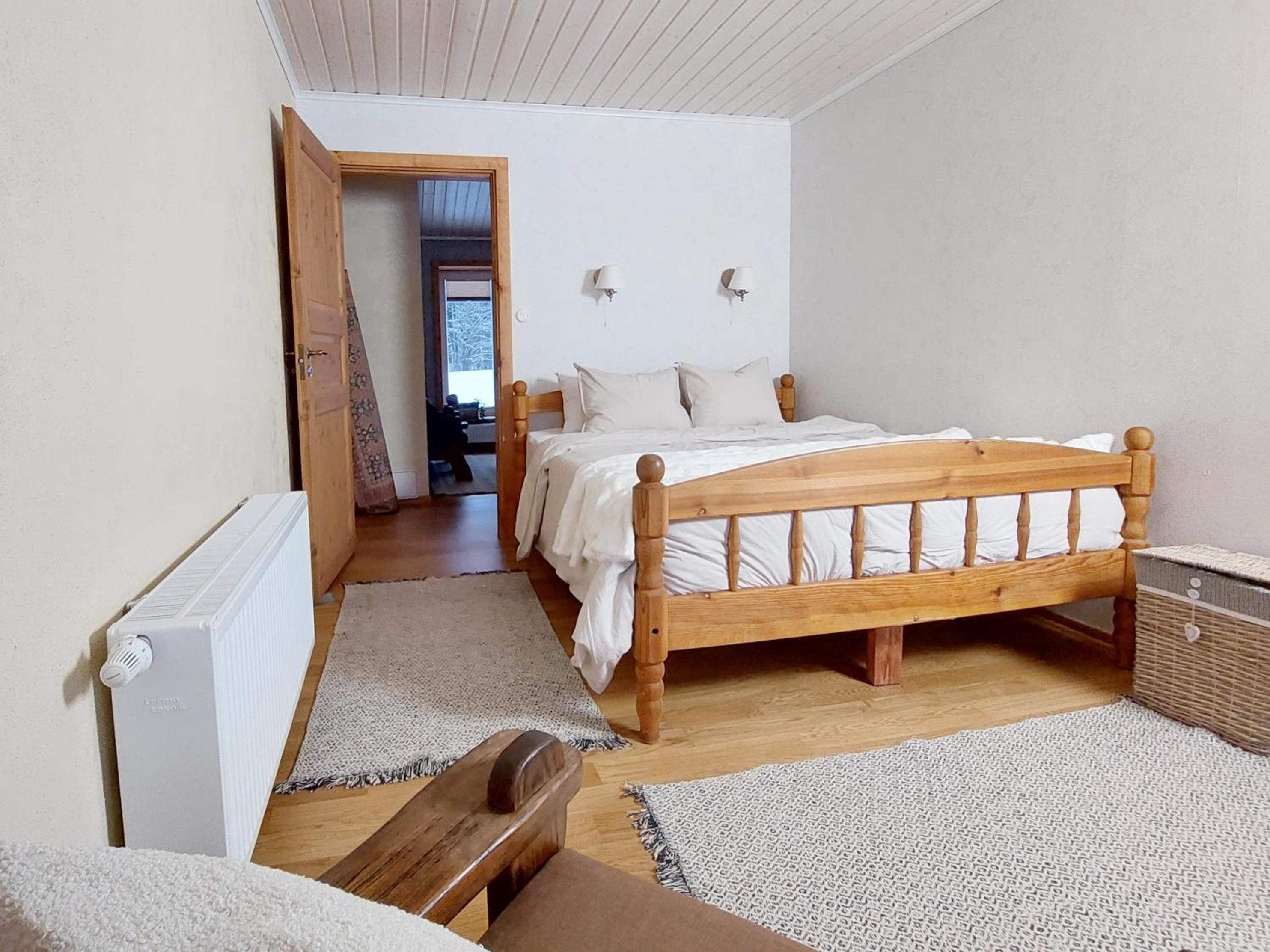 Authentic Estonian Wood Interior Apartment, Sunset Balcony Views, Lahemaa