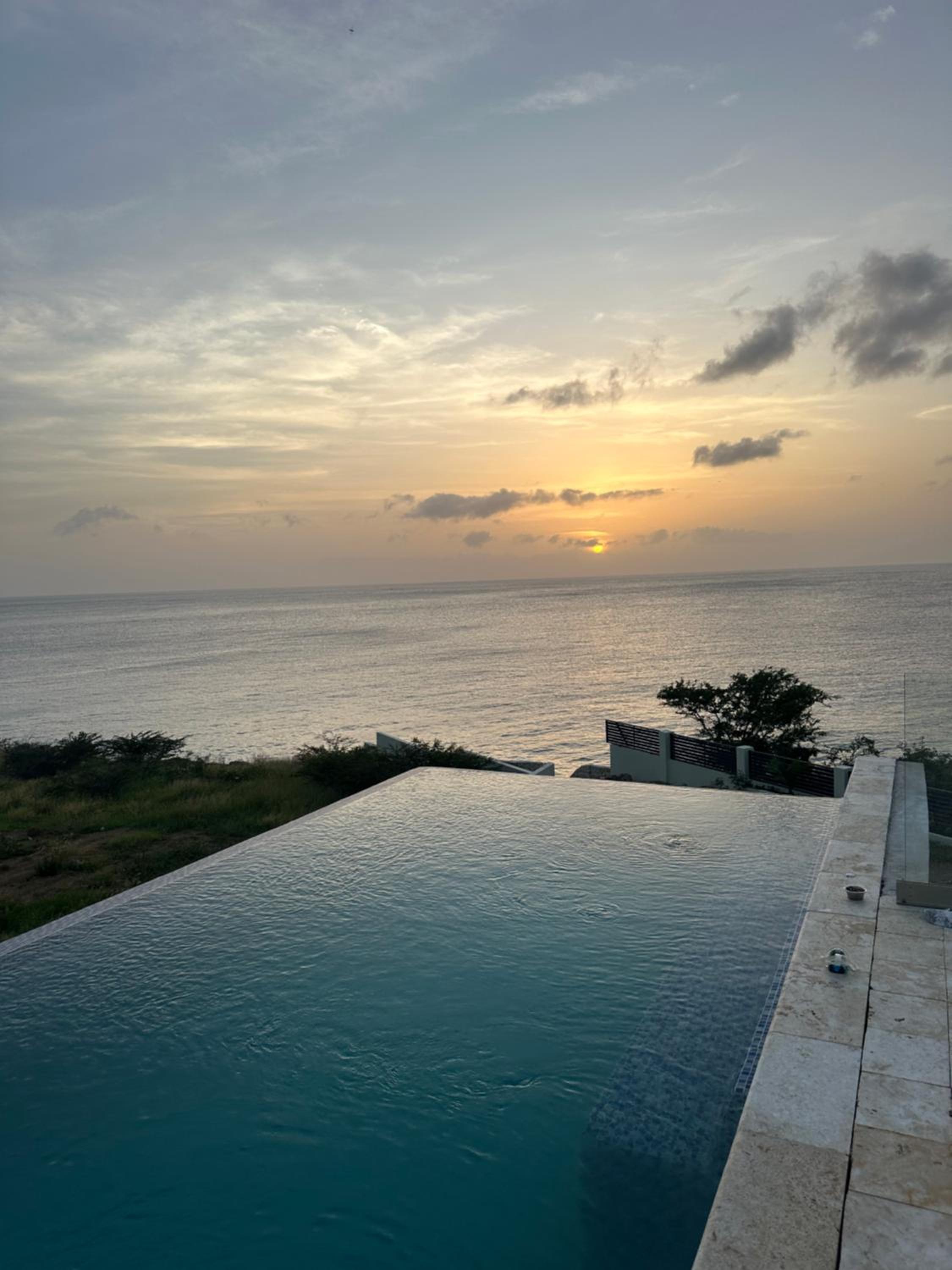 Oceanfront Private Pier waterfront Caribbean sea Villa