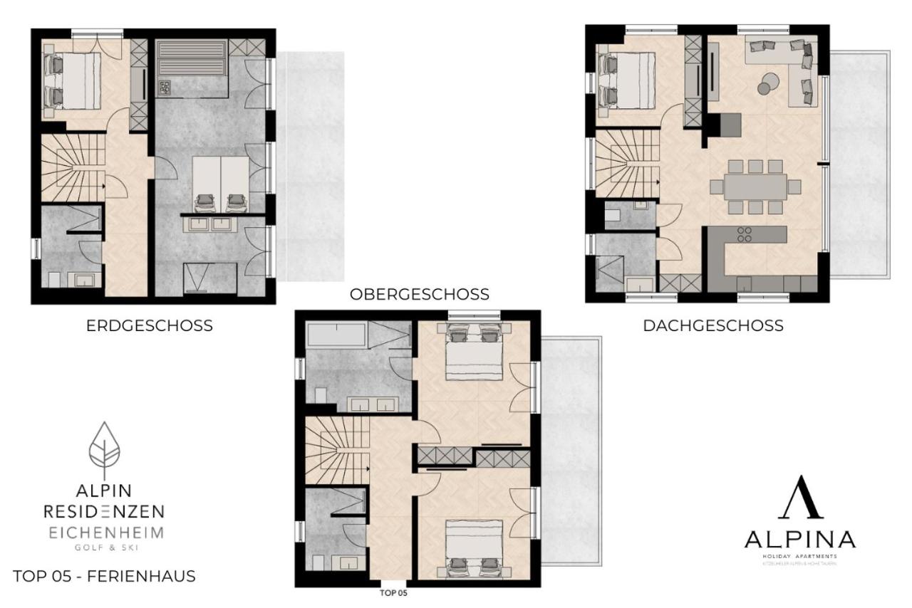 Alpin Residenzen Eichenheim Aurach bei Kitzbühel by Alpina-Holiday