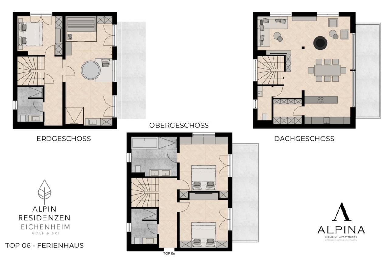 Alpin Residenzen Eichenheim Aurach bei Kitzbühel by Alpina-Holiday