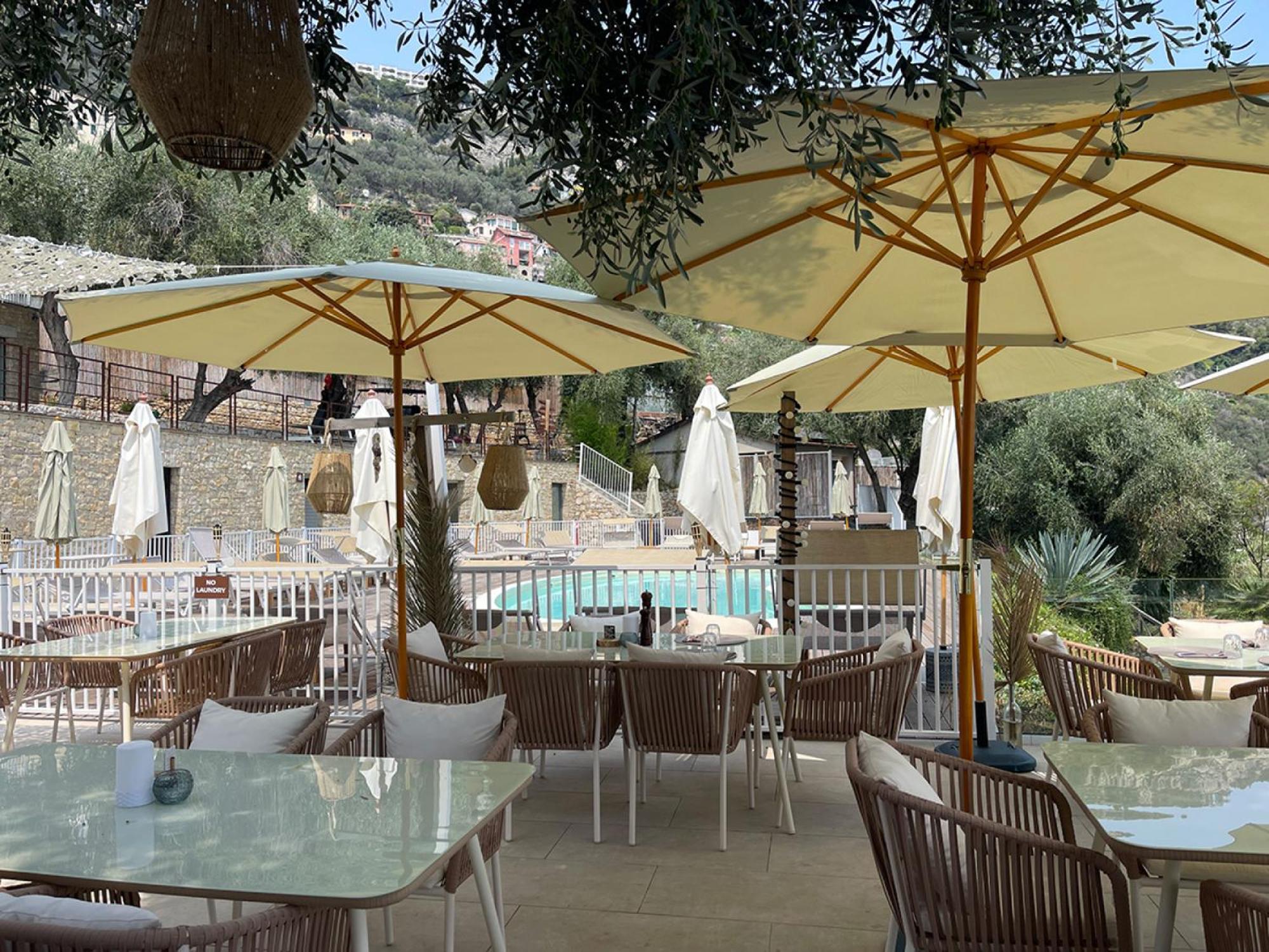 Ibiza style bungalows with sea views in Balzi Rossi