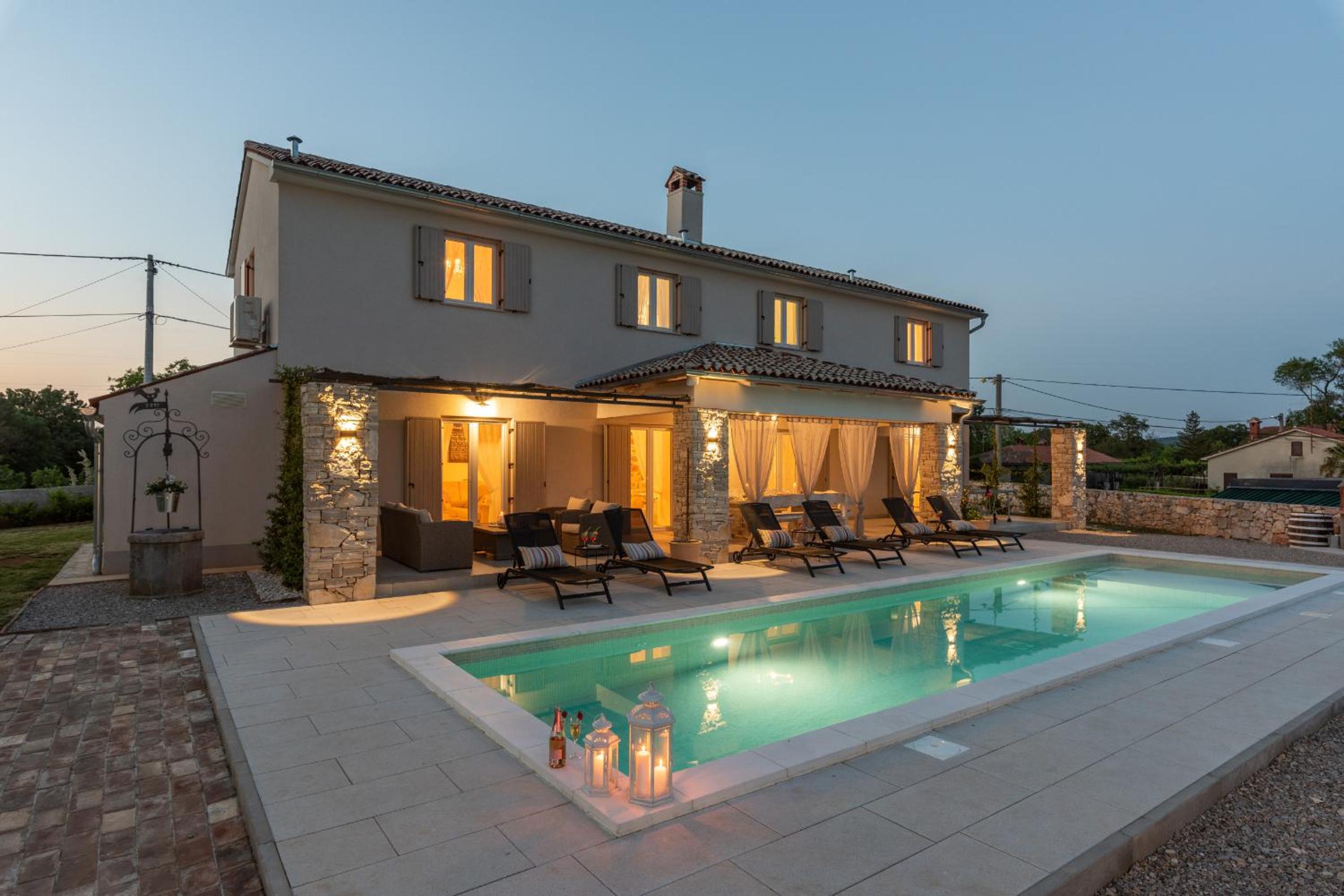 Villa Batelica with large garden, kids playground and private pool view 5