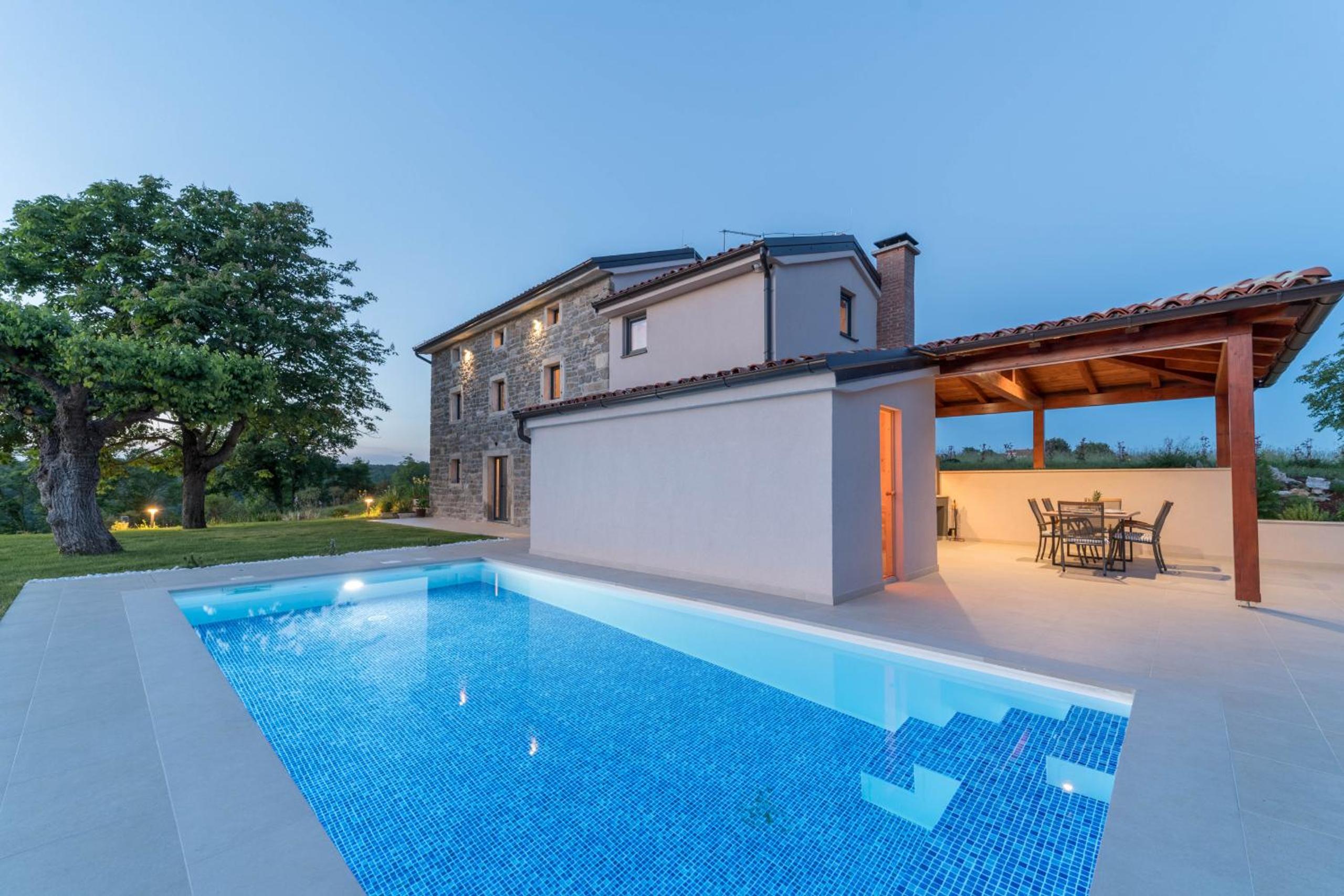 Villa Fiore in Central Istria suitable for families and cyclists view 3