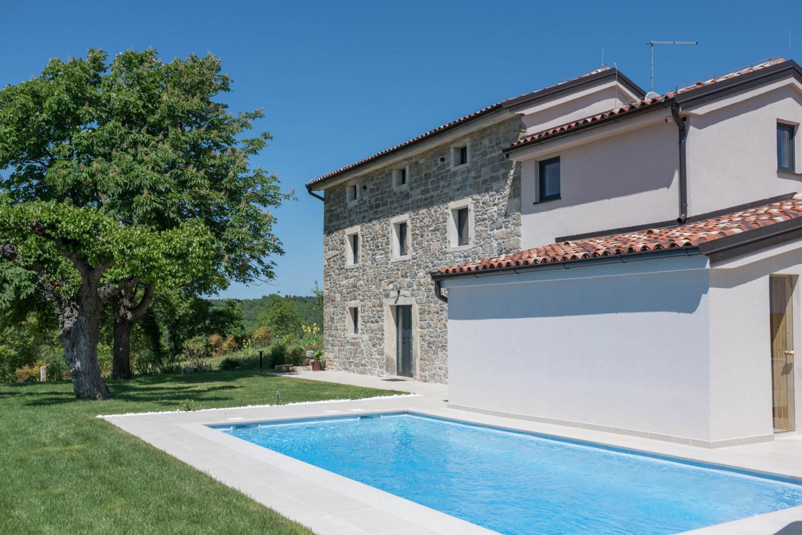 Villa Fiore in Central Istria suitable for families and cyclists view 5