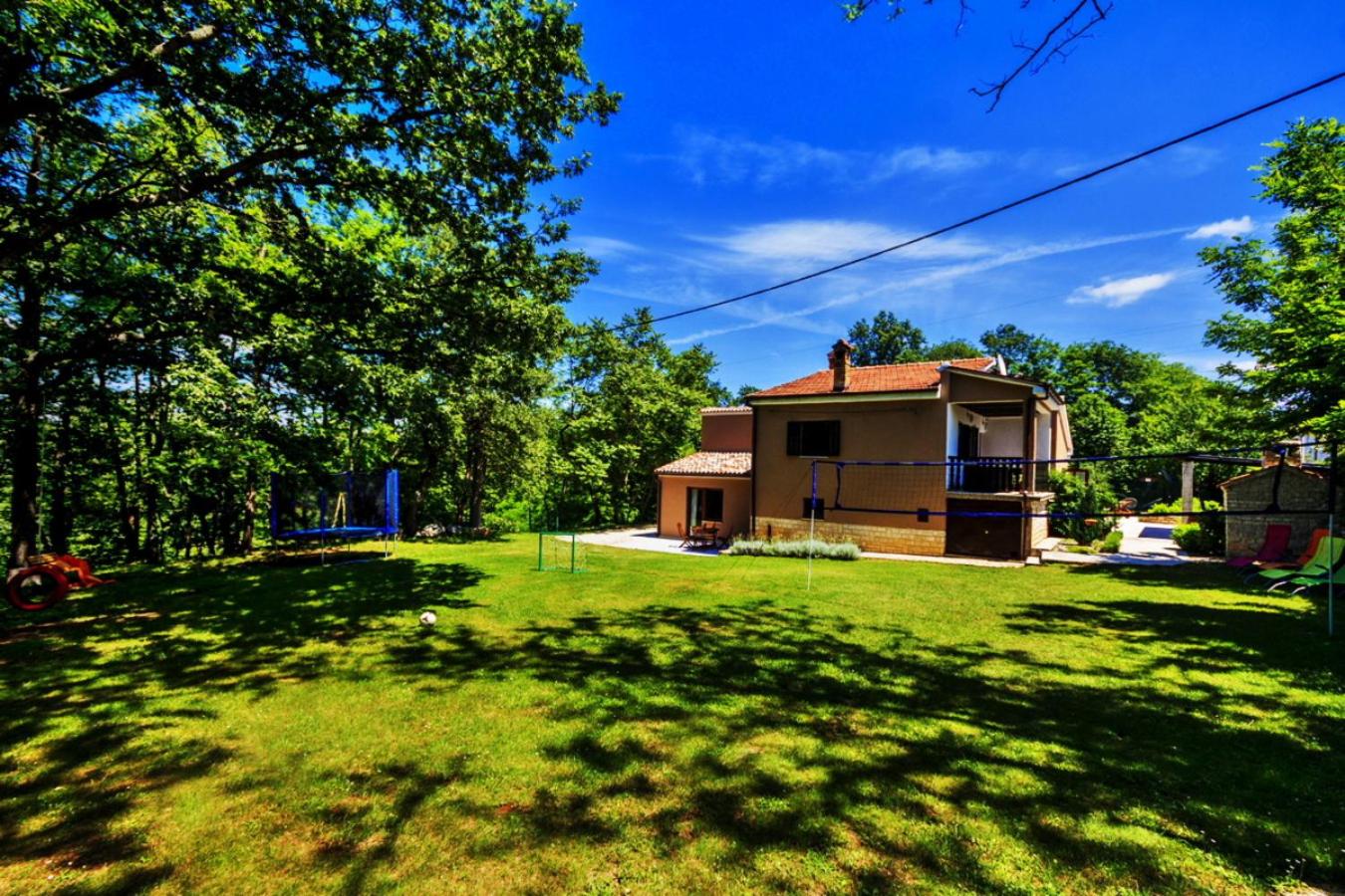 Villa Ferlini in Central Istria with private 10000 m2 garden, wellness & family activities on plot view 3