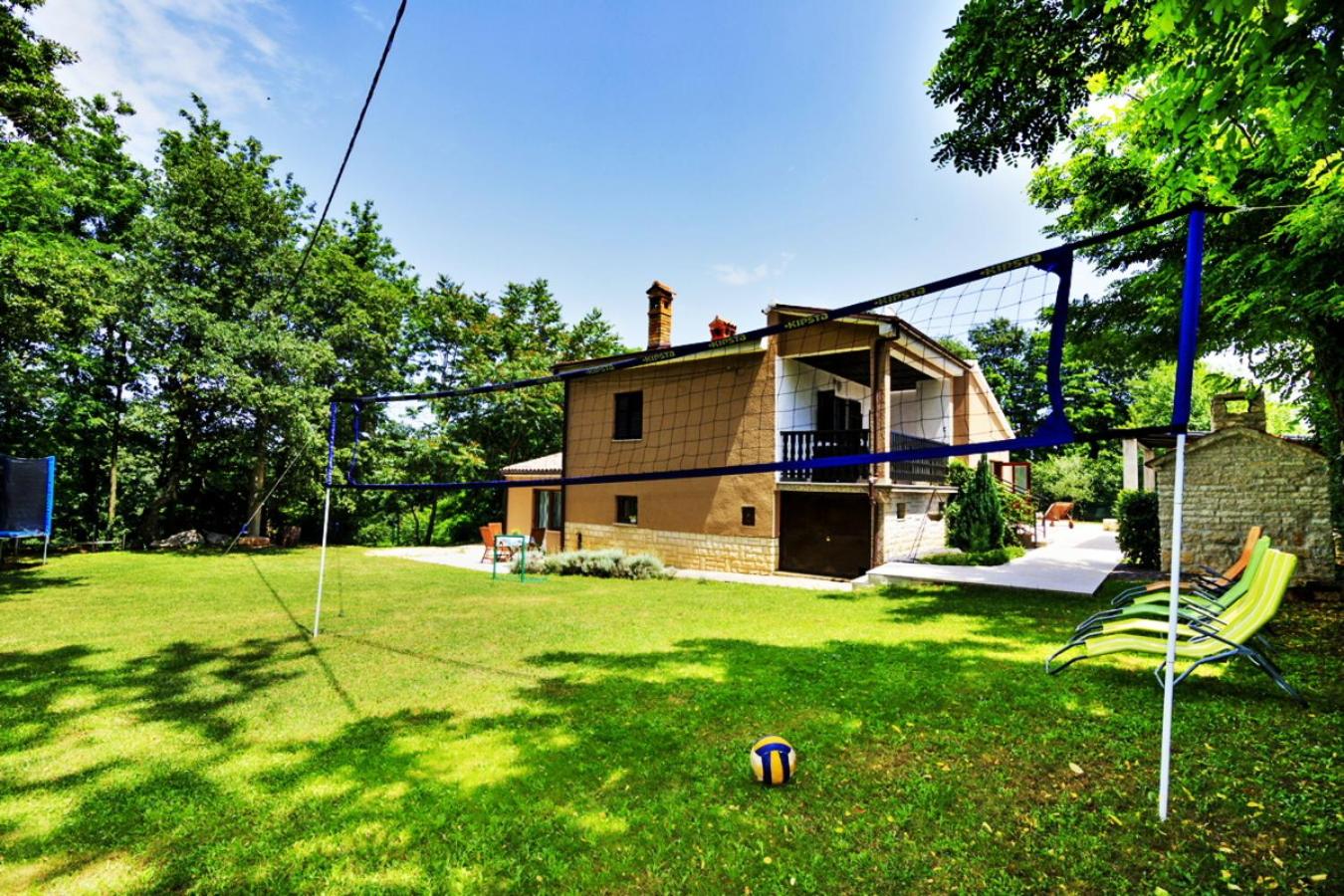 Villa Ferlini in Central Istria with private 10000 m2 garden, wellness & family activities on plot view 4