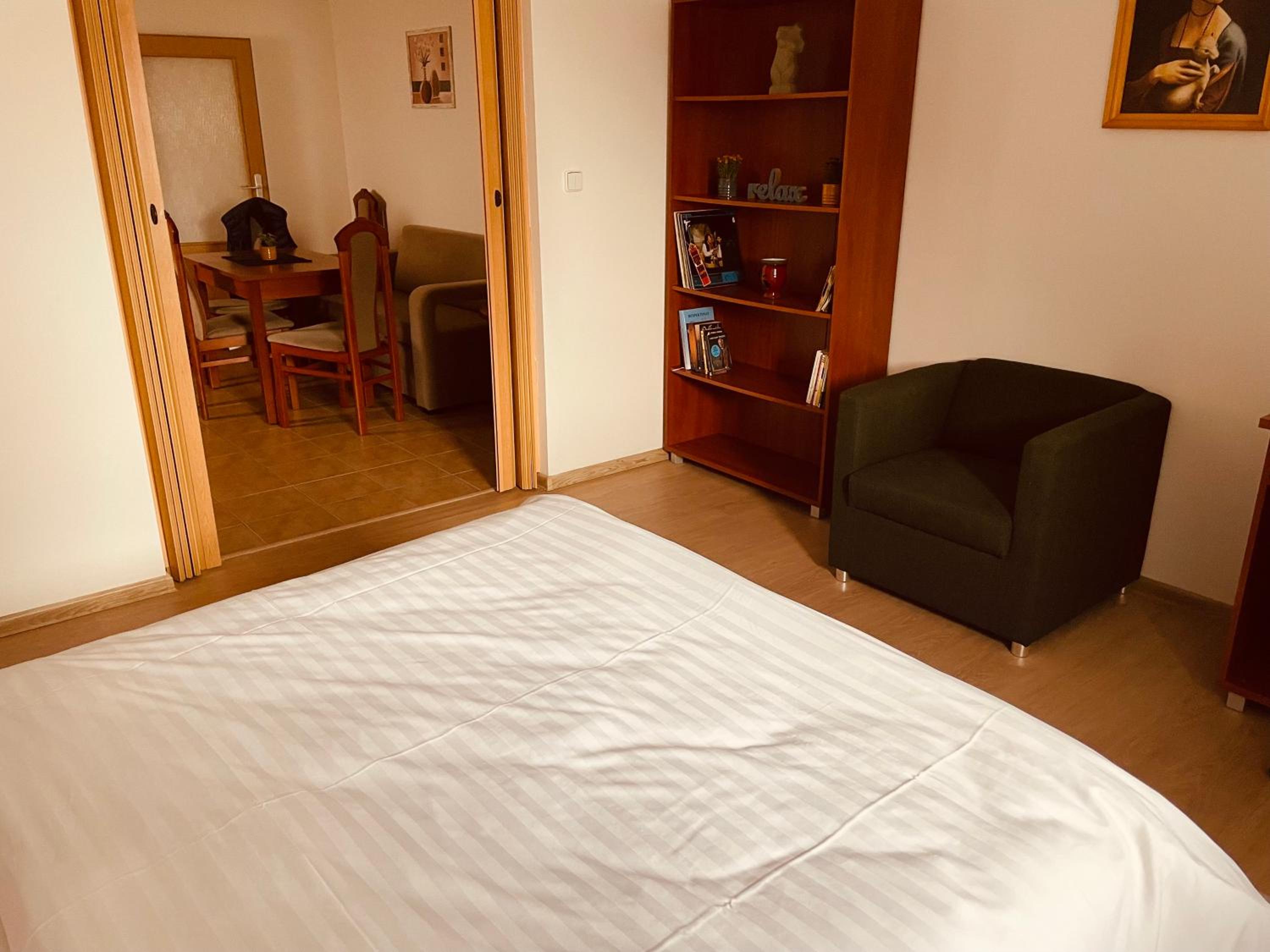 Apartment #9 with self-service check-in process