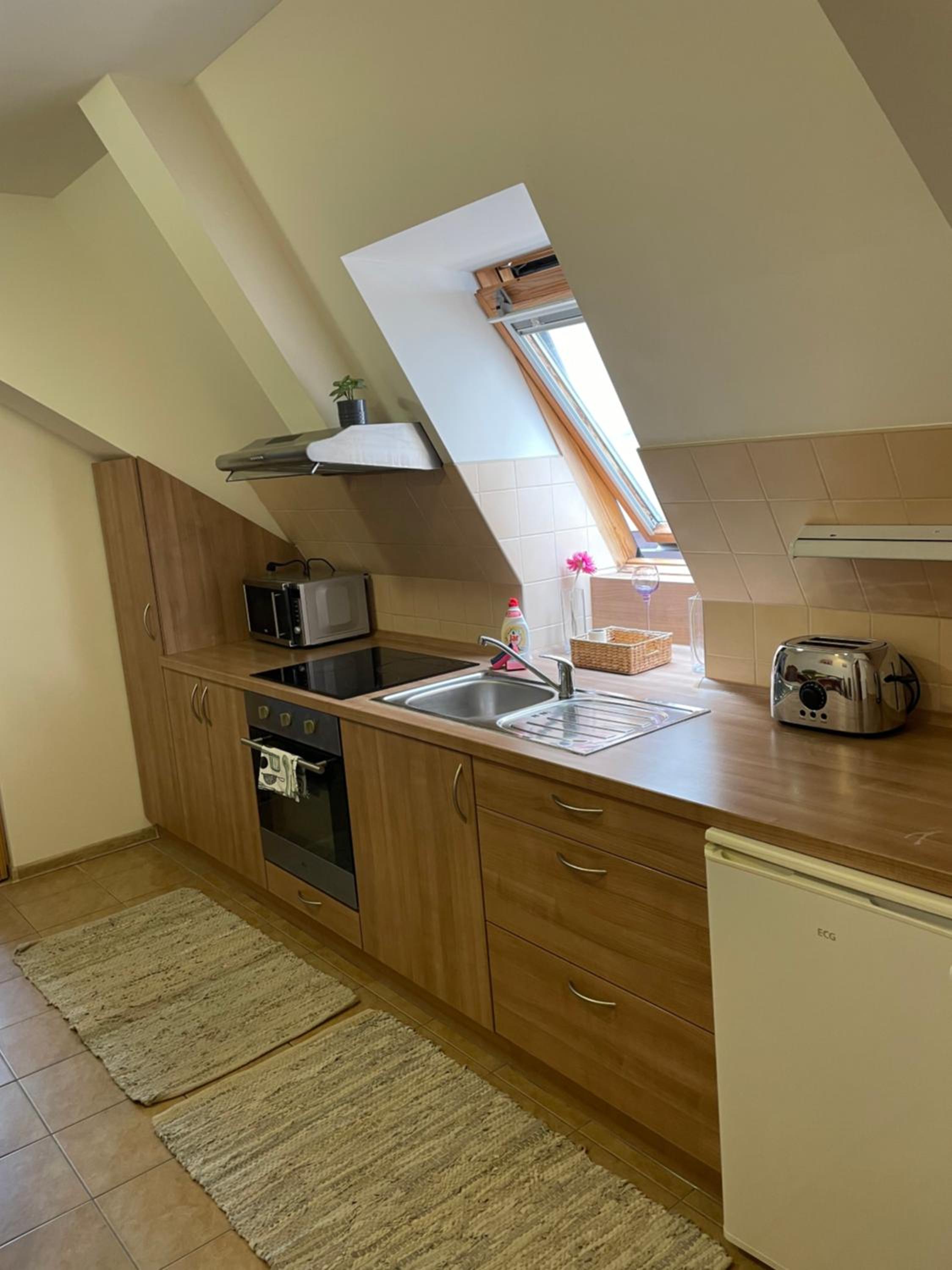 Apartment #9 with self-service check-in process