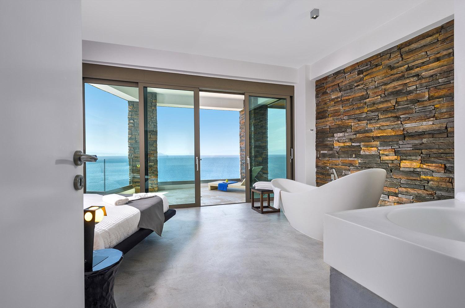 Luxury seafront design villa Kyma in Tersanas Owner listing view 5