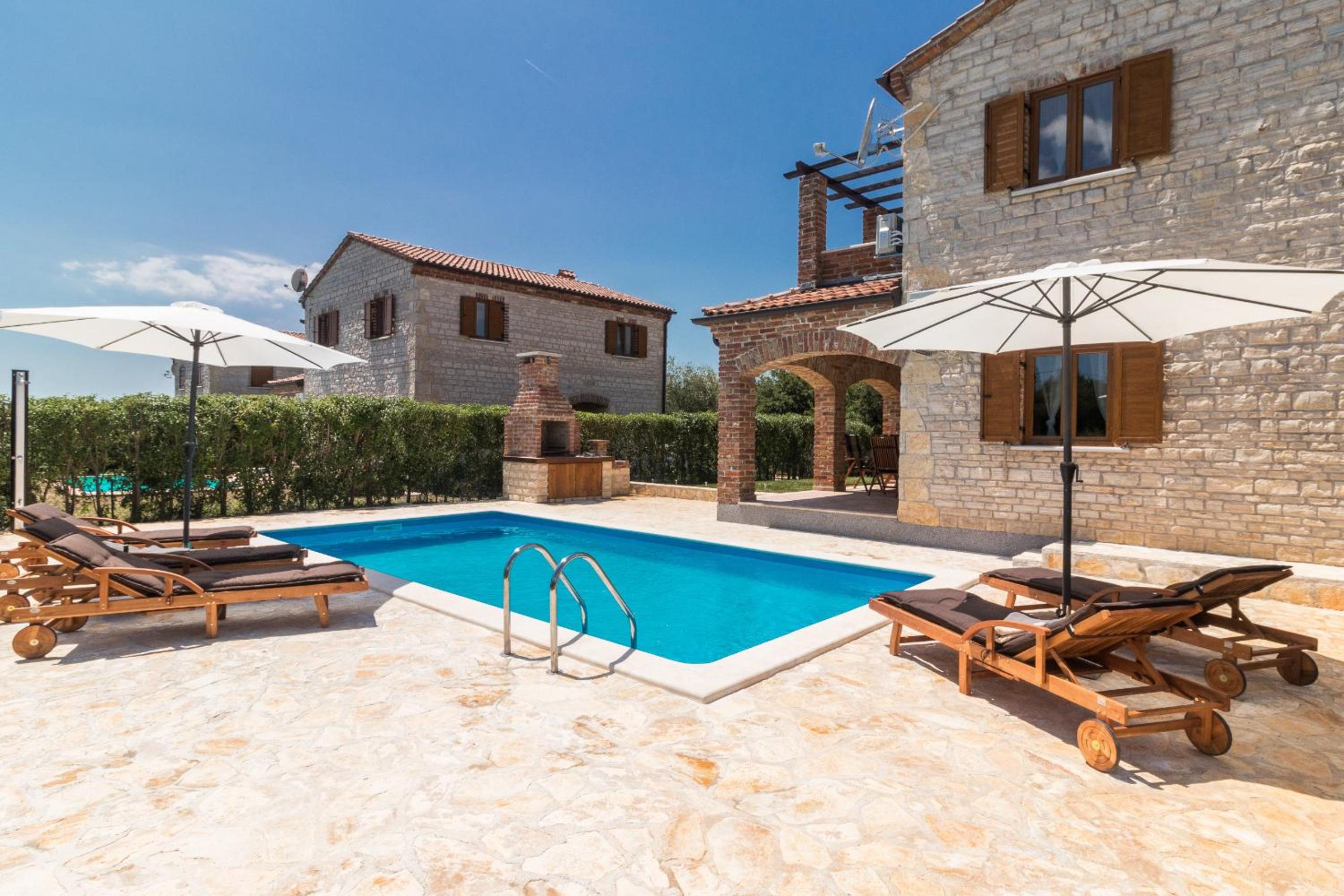 Villa Maja in Central Istria for families and kids in a Resort view 2