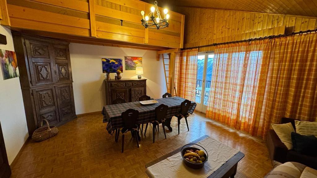 Crans Montana spacious 80m2 apartment with stunning view & bus stop outside