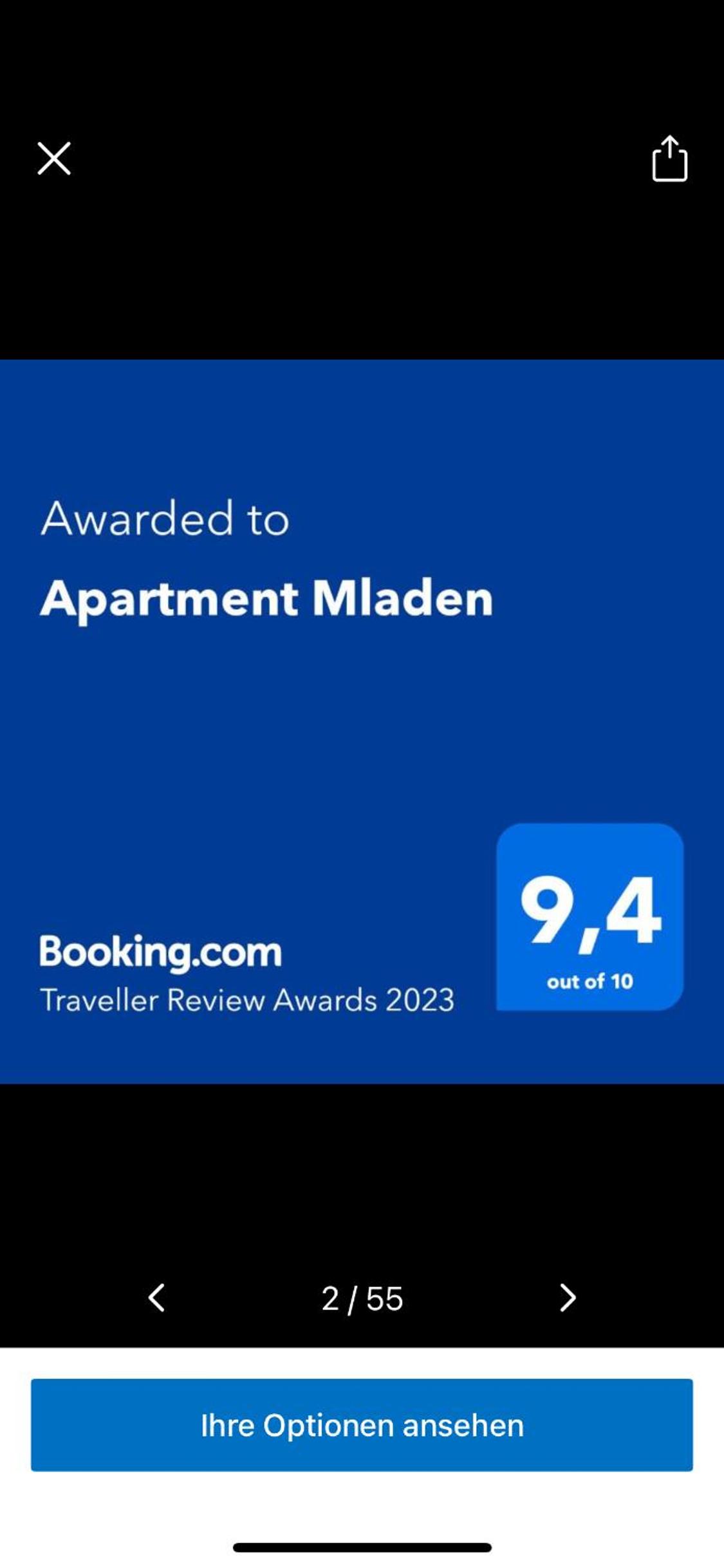 Apartment Mladen view 3