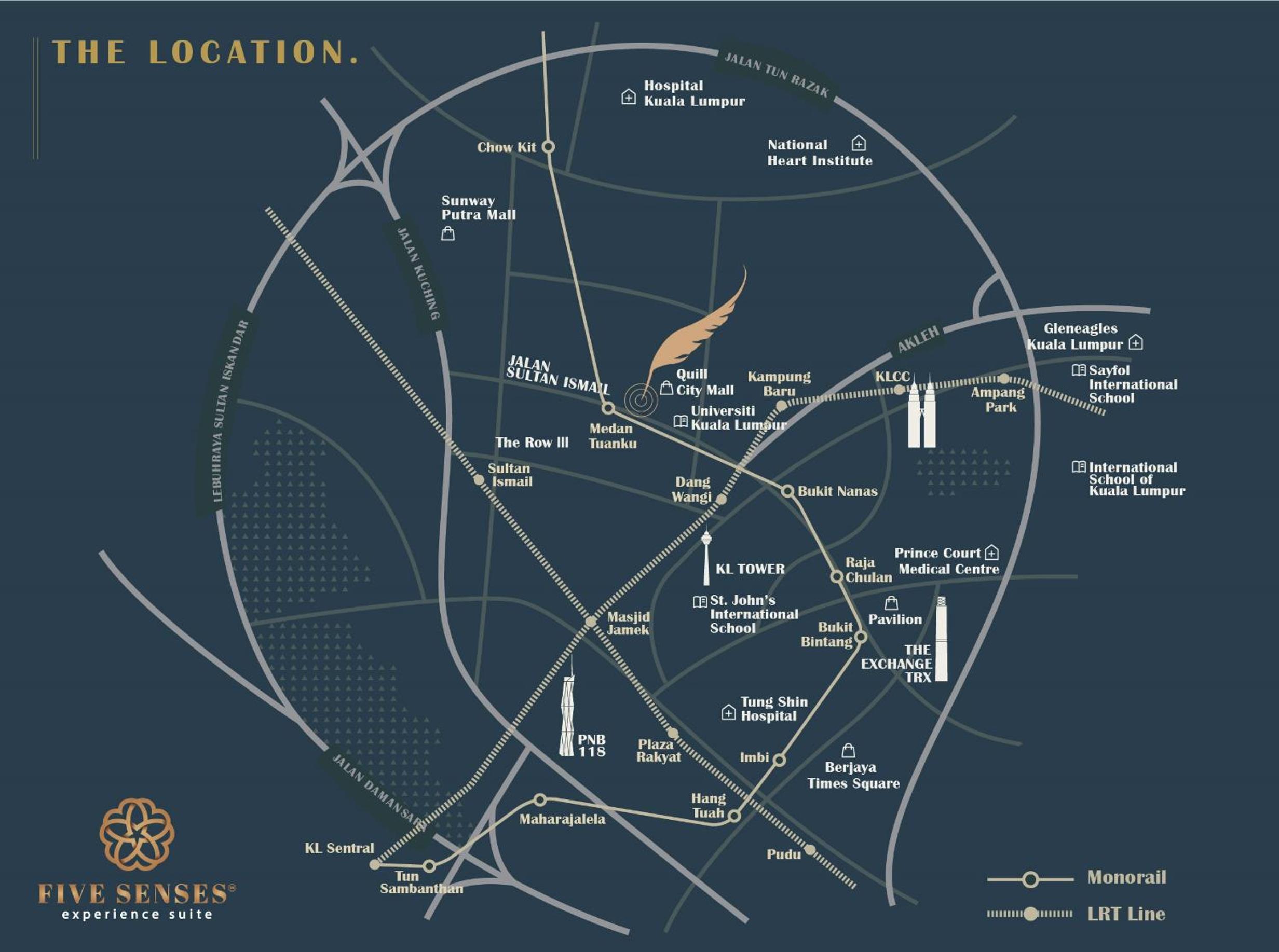 Quill Residences Kuala Lumpur, Five Senses