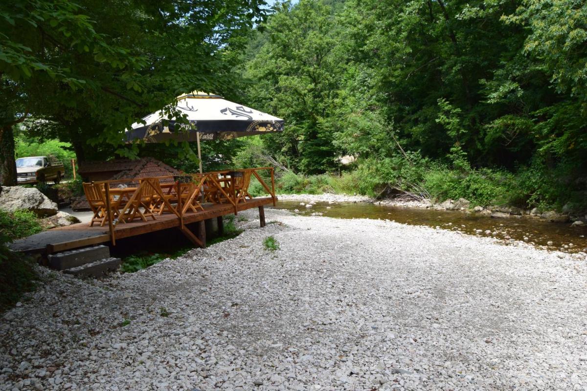outdoor BBQ area