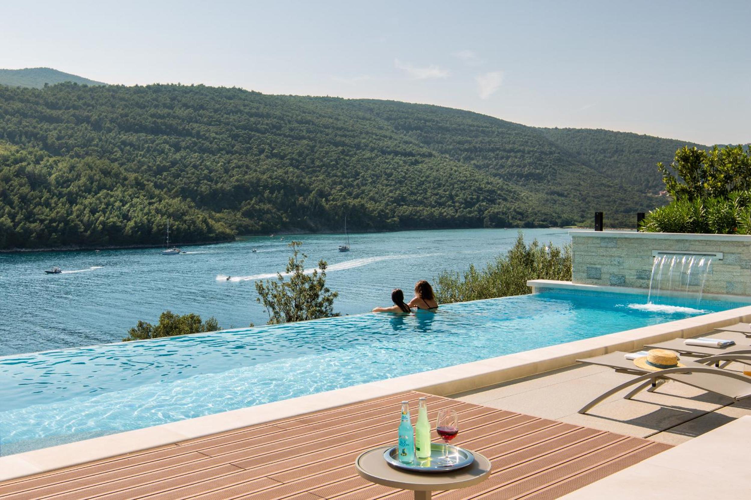 Villa Vlastelini II near Labin - Rabac with sea view, beachfront and wellness view 5