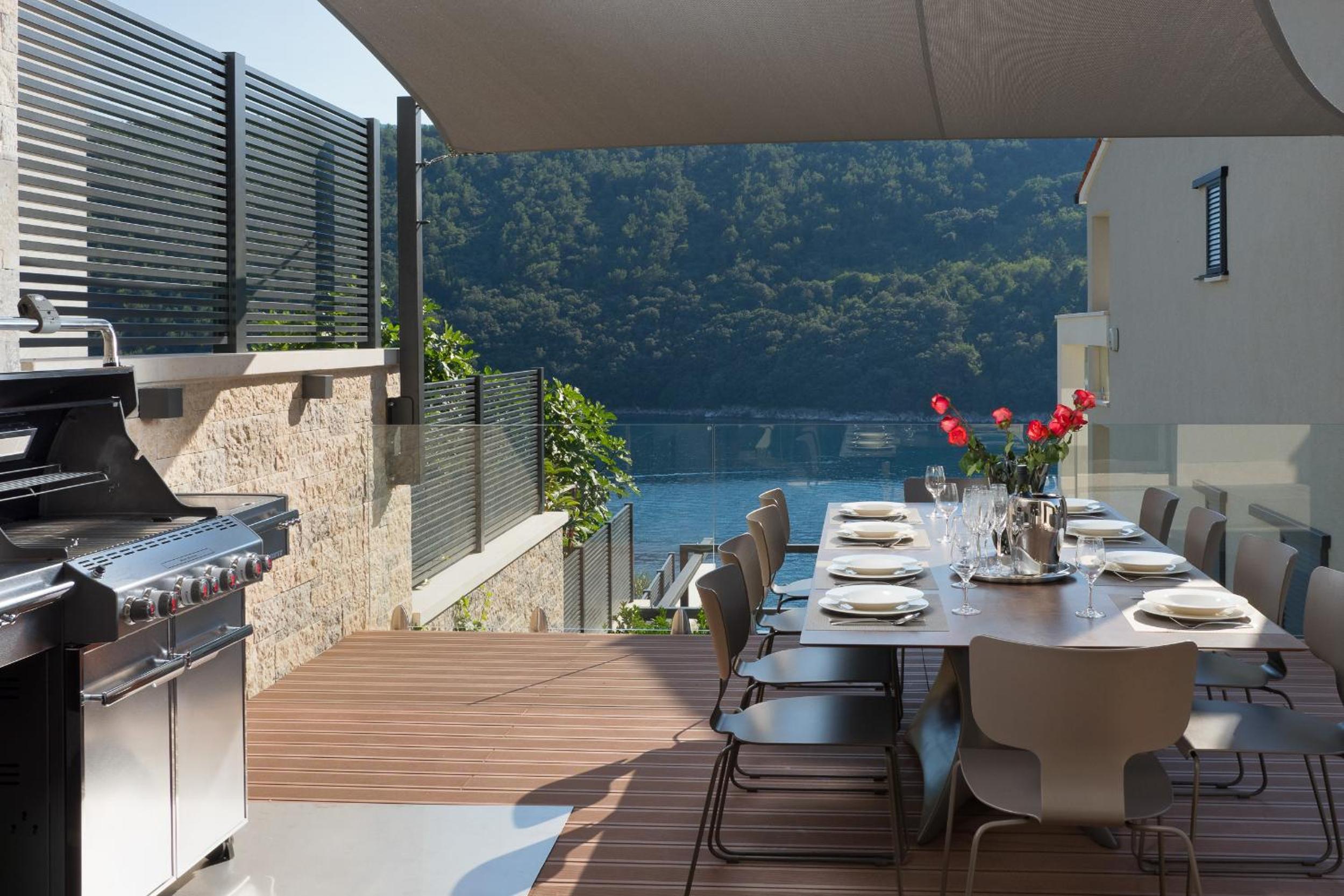 Villa Vlastelini II near Labin - Rabac with sea view, beachfront and wellness view 3