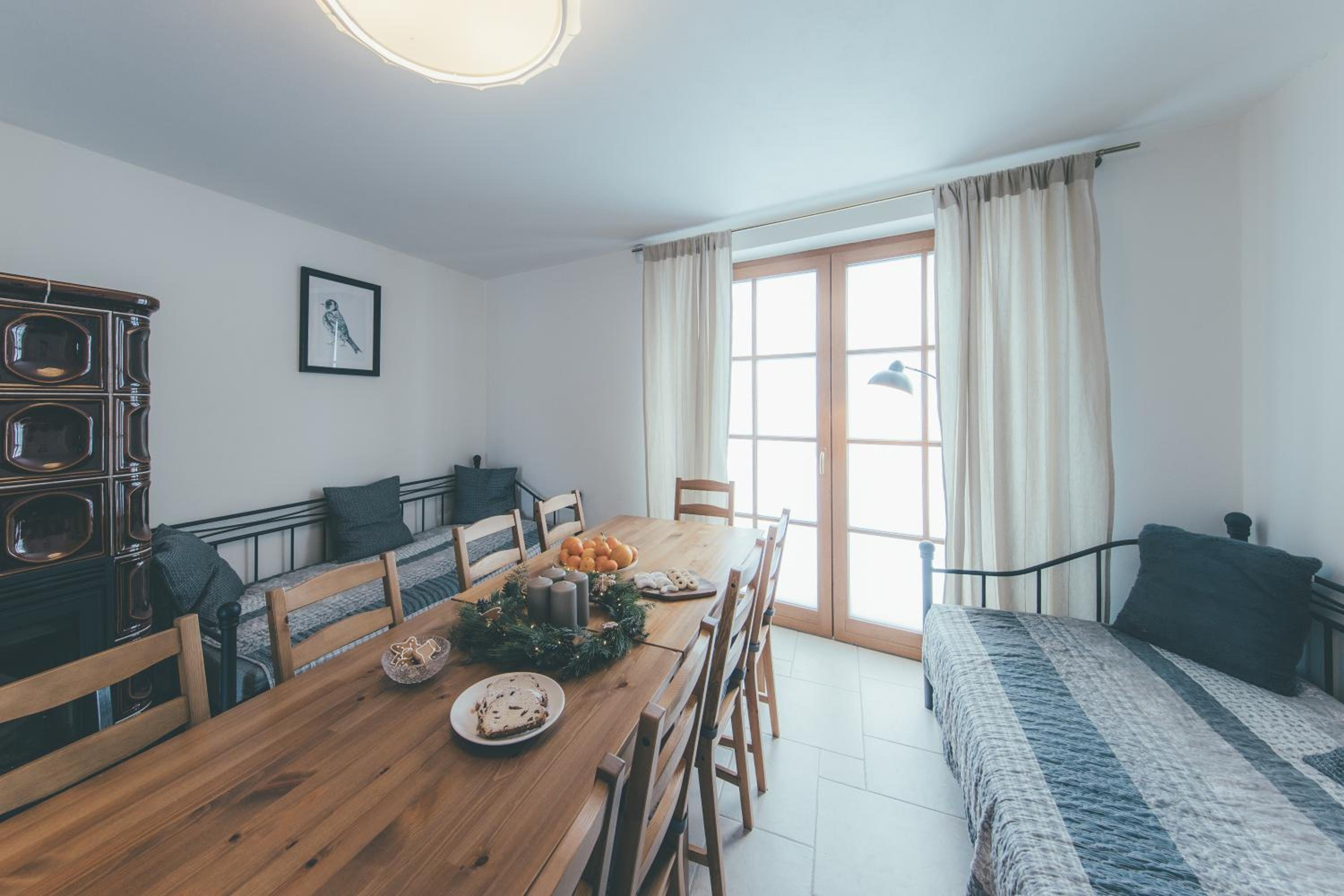 Stylová Lodge s vlastním koupáním & pergolou