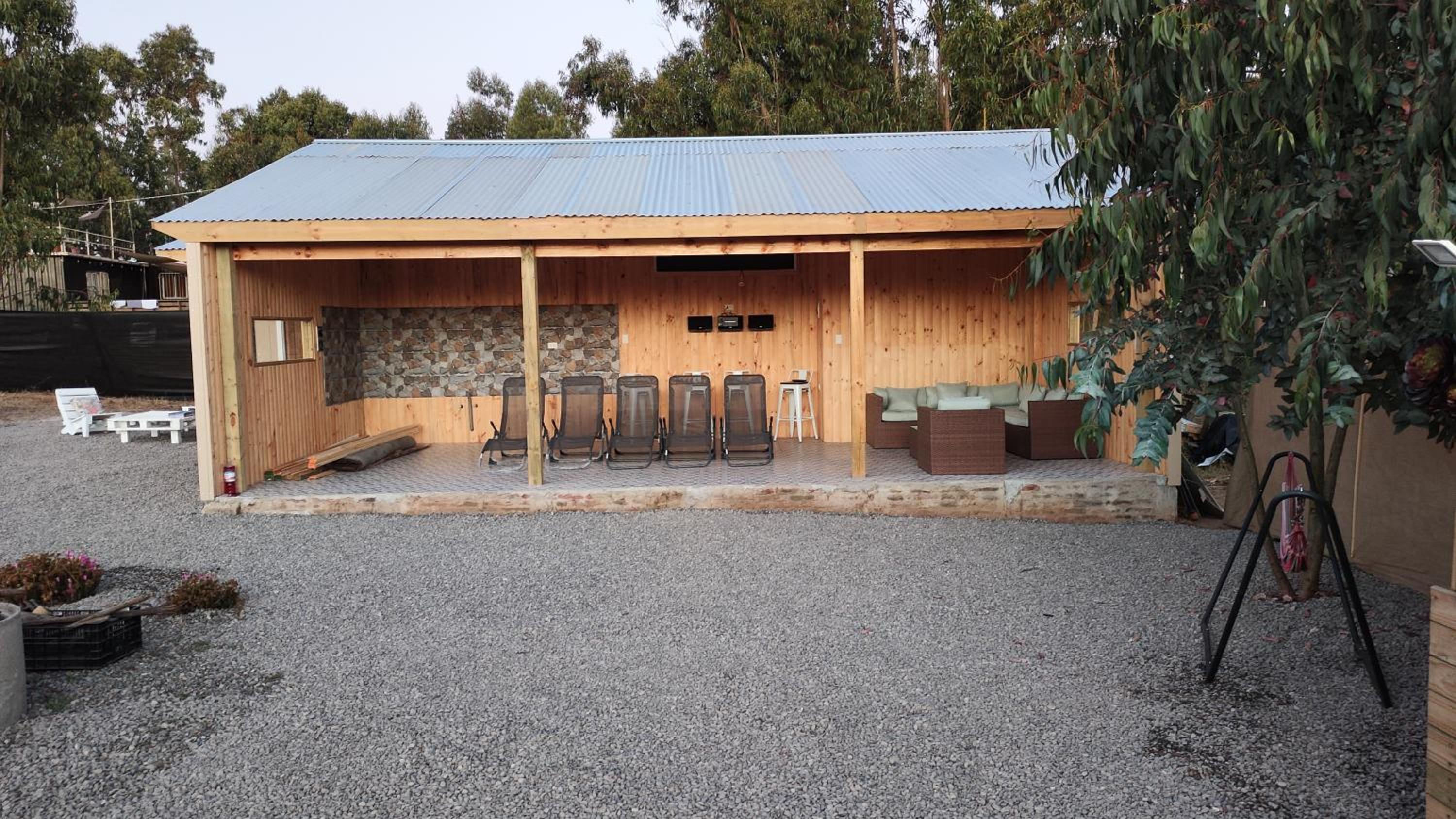 Cabaña 4-6 personas con piscina