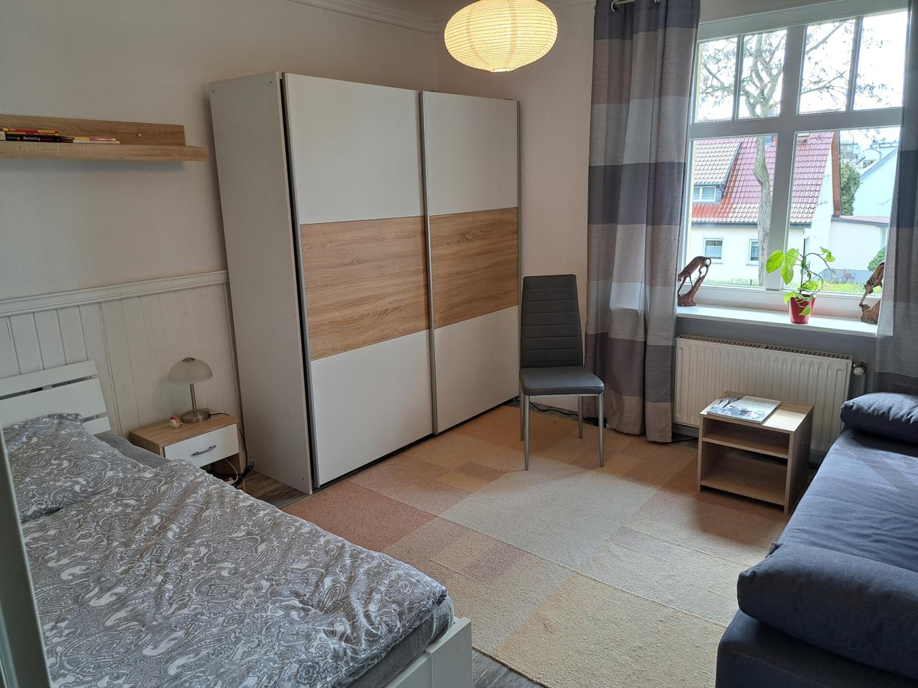 Town-Villa, Apartment, living room with big Sofa bed , 2 bedroom, 1kitchen, 1bathroom, 1 office, 1 garden
