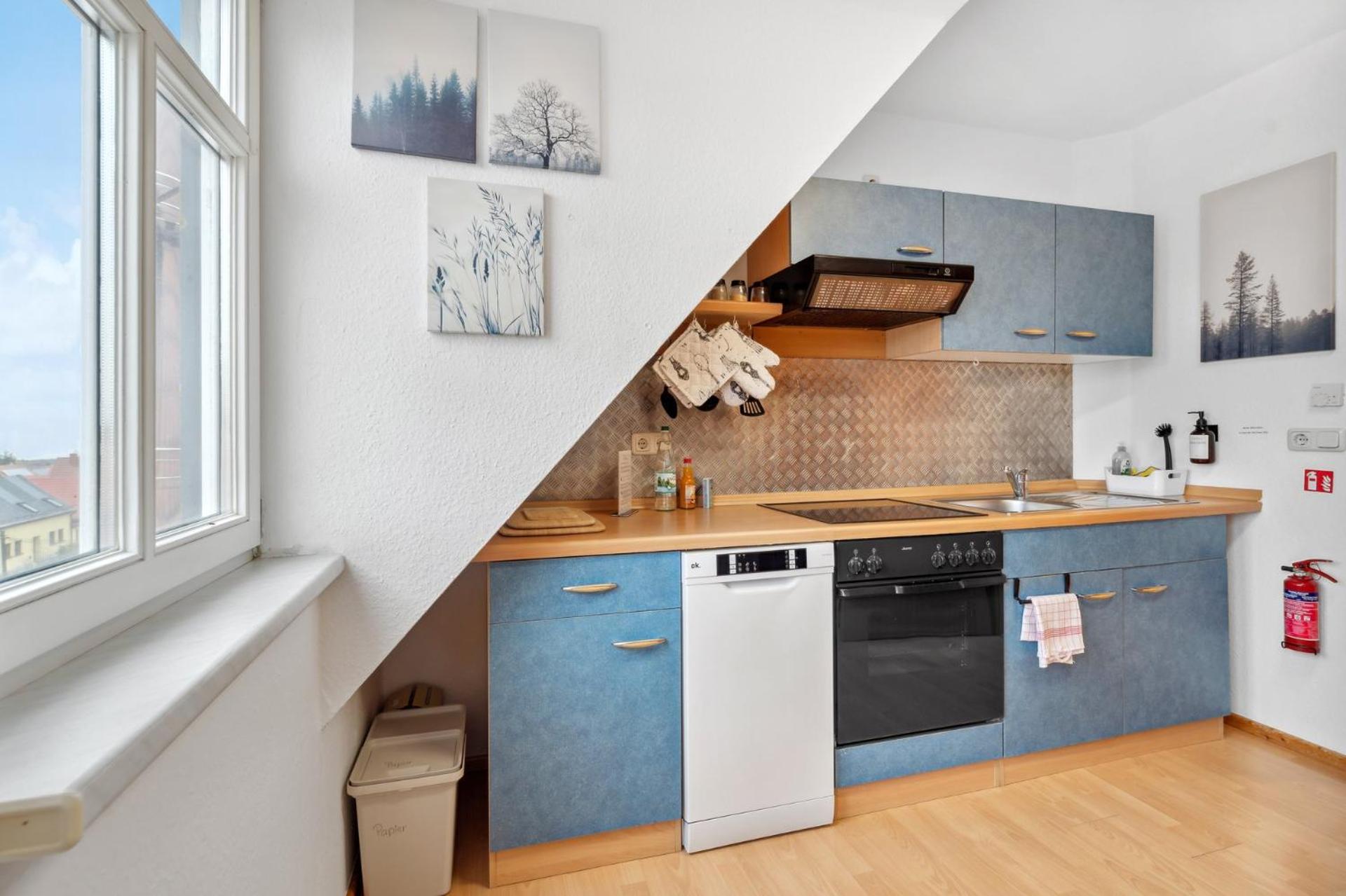 Apartments am Hainich - 59m2, 4 Personen, Küche, Netflix, Parken, Hunde Willkommen, Nationalpark