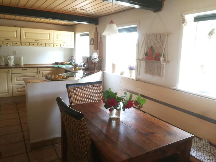 Gemütliches Reetdachhaus mit Kaminofen