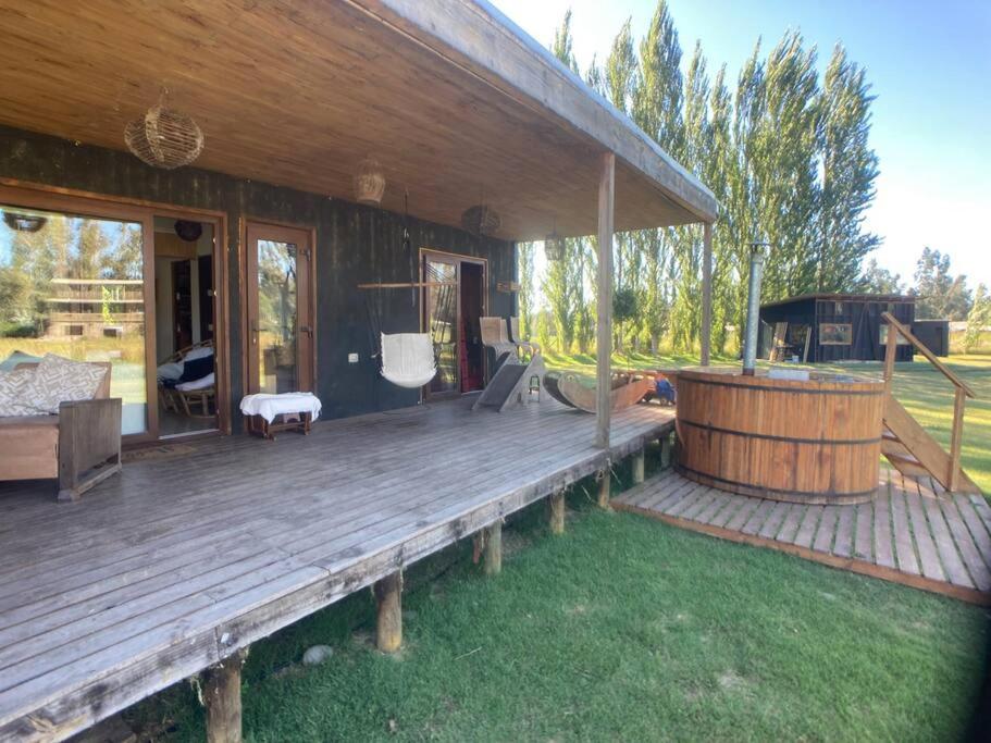 Hermosa cabaña con hot tub.