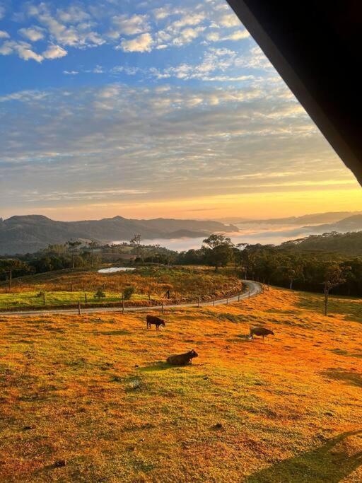 Cabana na montanha, com hidro e vista espetacular.
