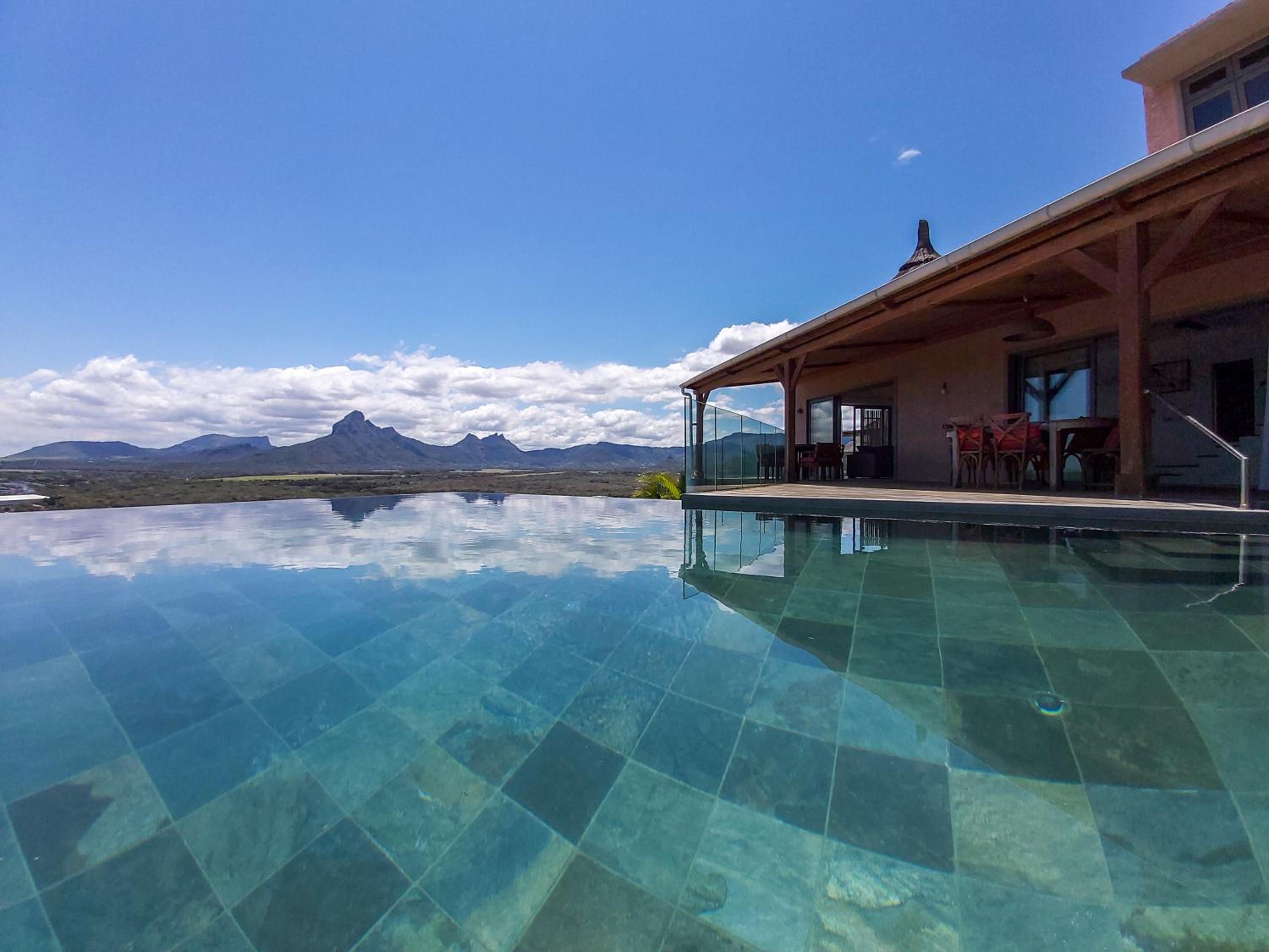 Villa Teranga avec vue panoramique sur la baie de Tamarin