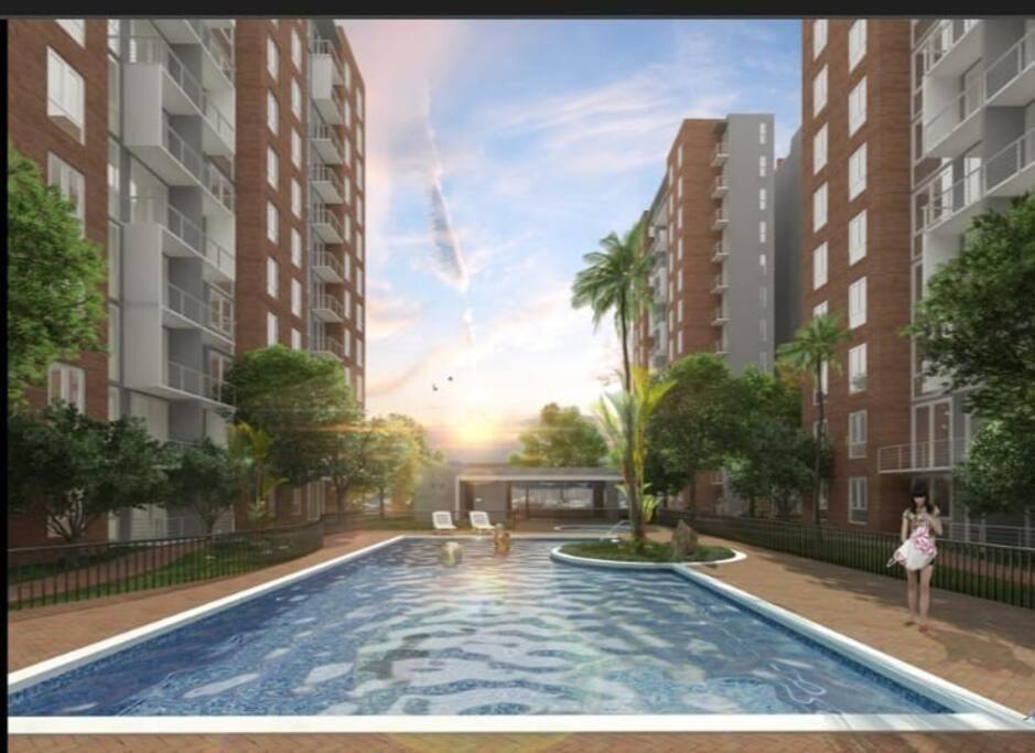 Hermoso Apartamento Nuevo con Piscina y seguridad