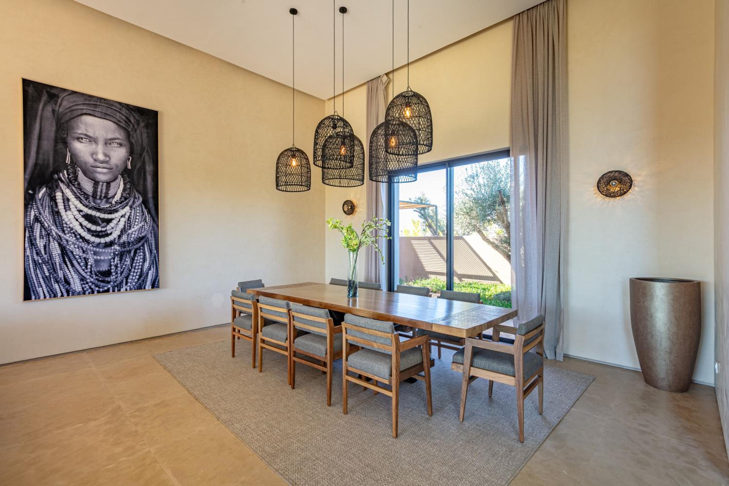 Amelkis, villa luxe front golf view 3