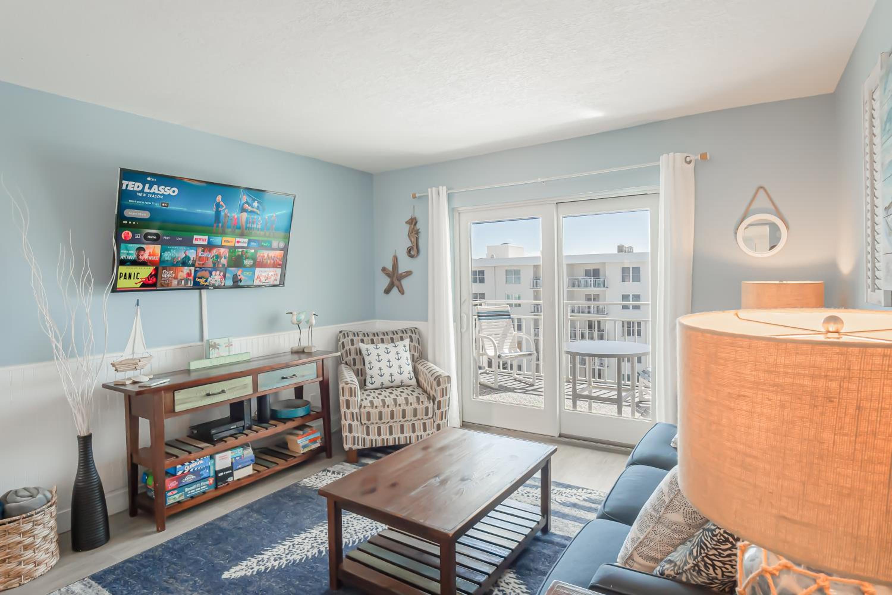 Top Floor with Ocean and Pool Views Located on No-Drive Beach