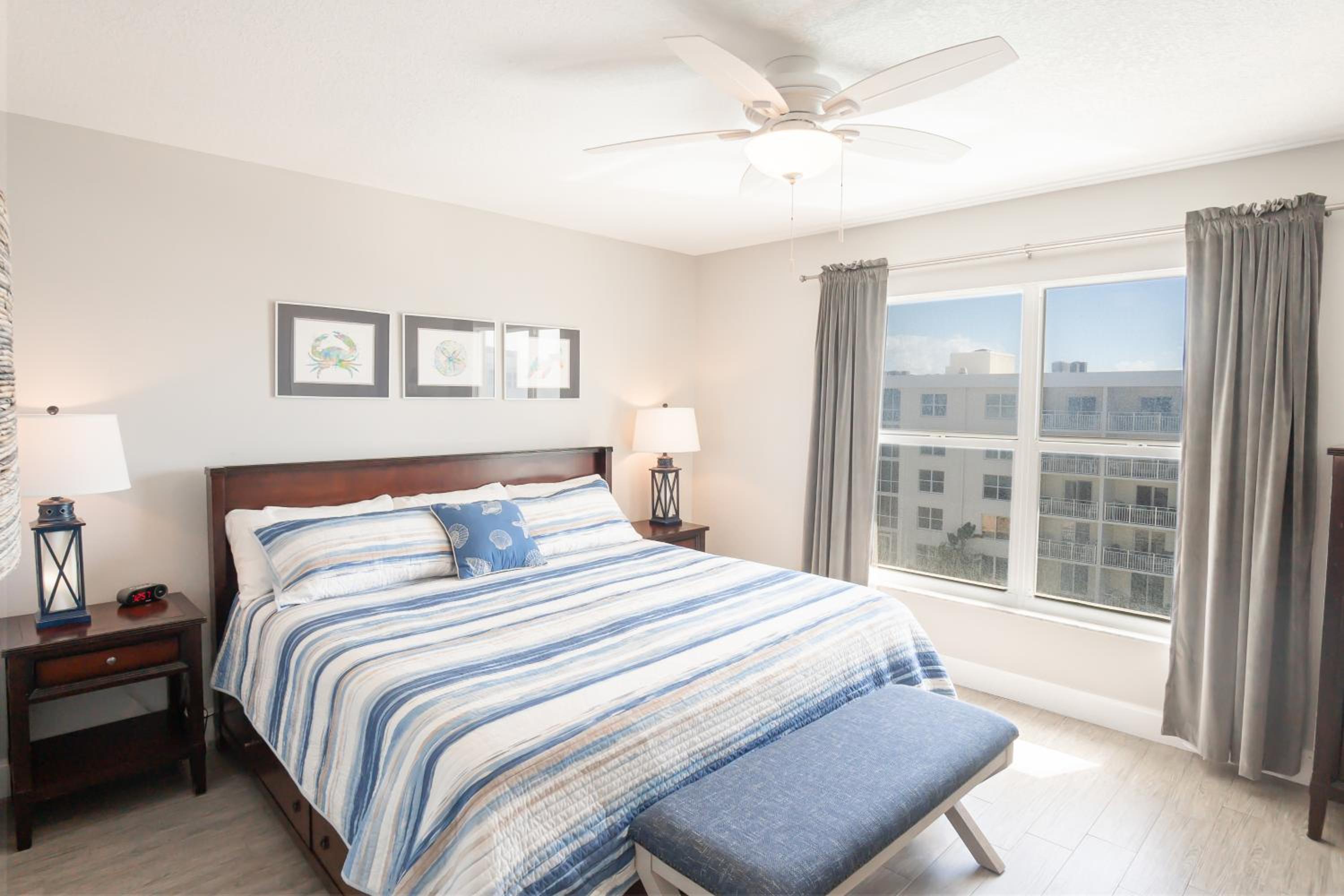 Top Floor with Ocean and Pool Views Located on No-Drive Beach