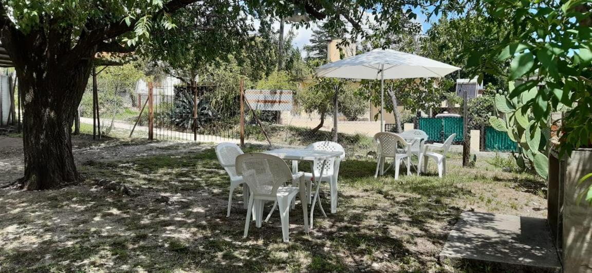 outdoor BBQ area