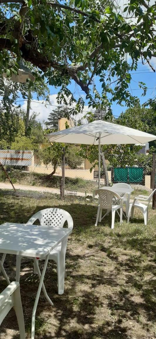 outdoor BBQ area