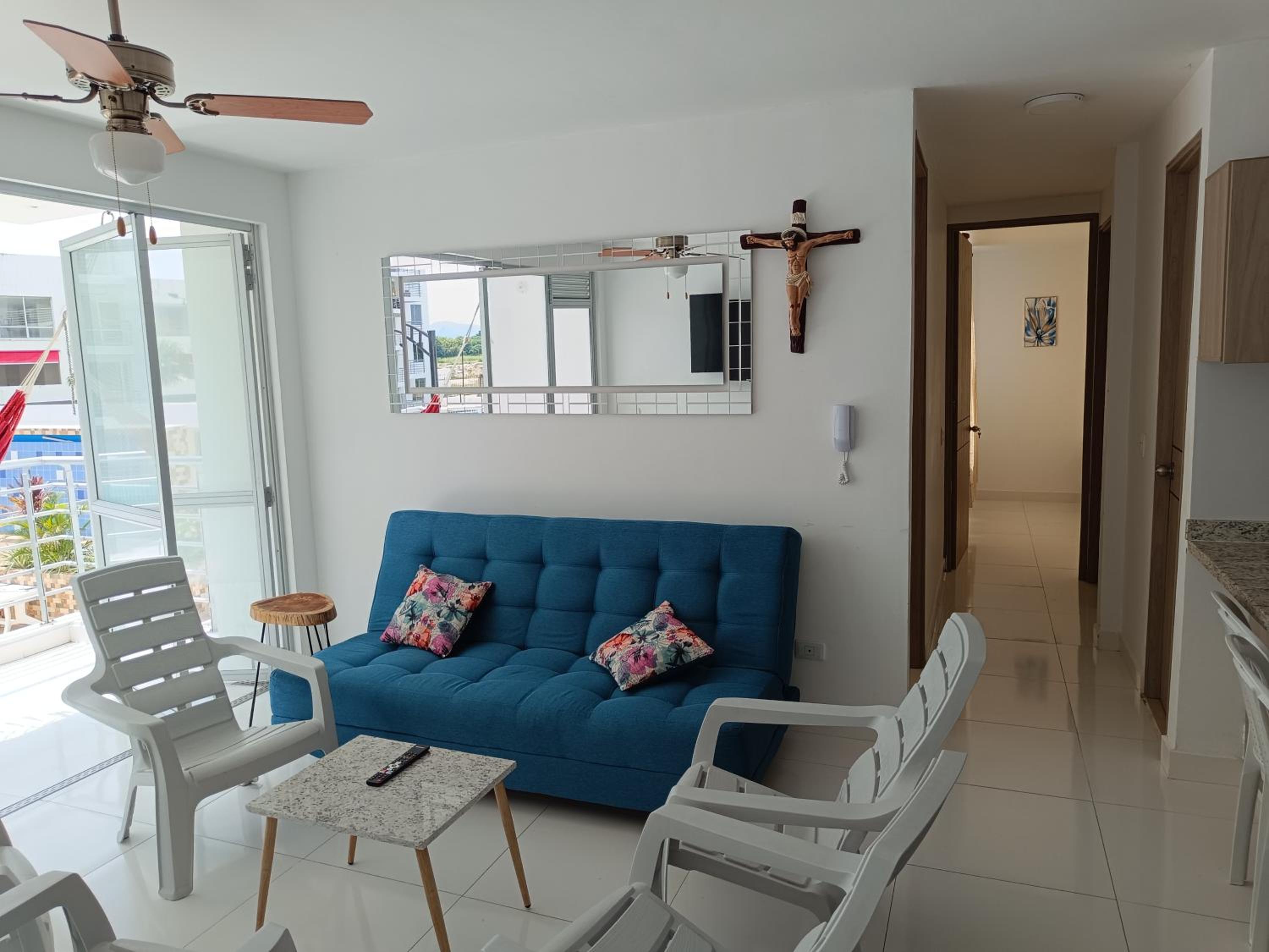 Apartamento Fresco Conjunto Ideal para Familias 3 Habitaciones Piscina Parqueadero