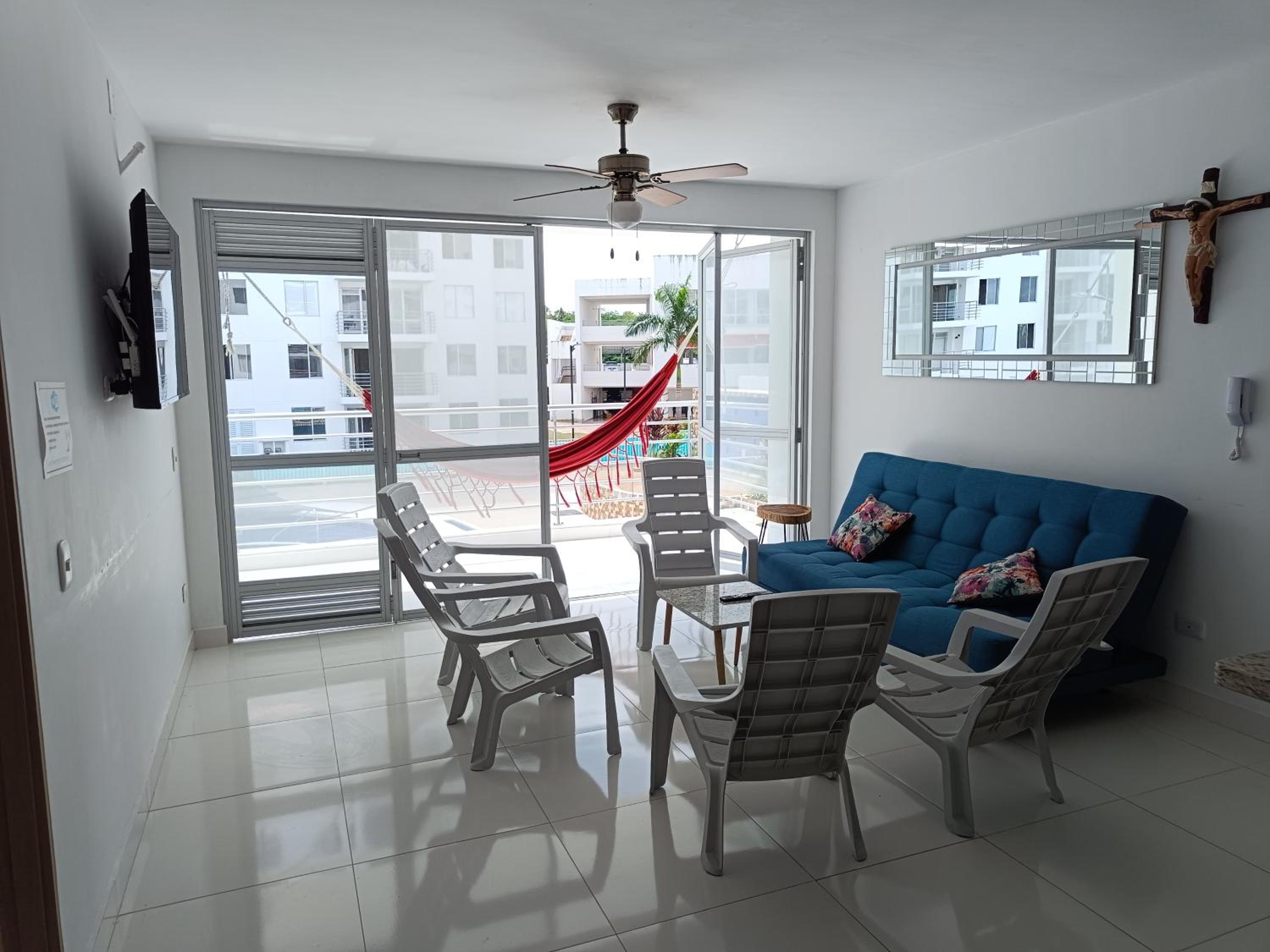 Apartamento Fresco Conjunto Ideal para Familias 3 Habitaciones Piscina Parqueadero