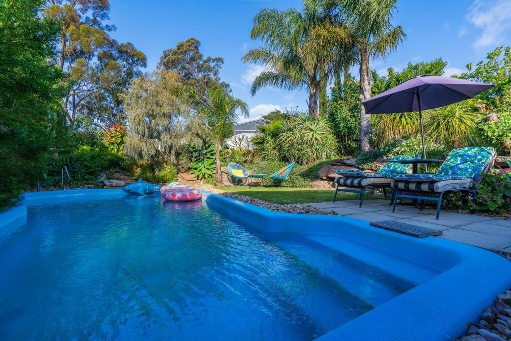 The Garden Pool and Spa house ocean views