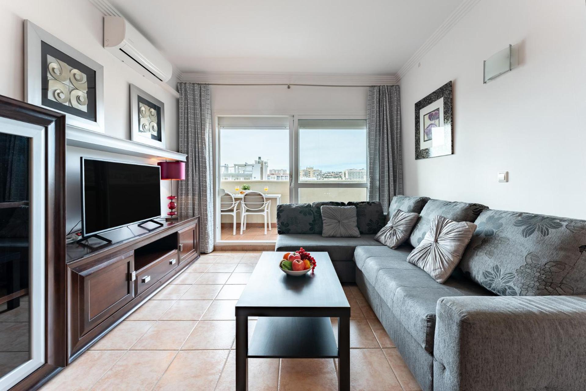Benalbeach Bliss Seafront Retreat with Balcony