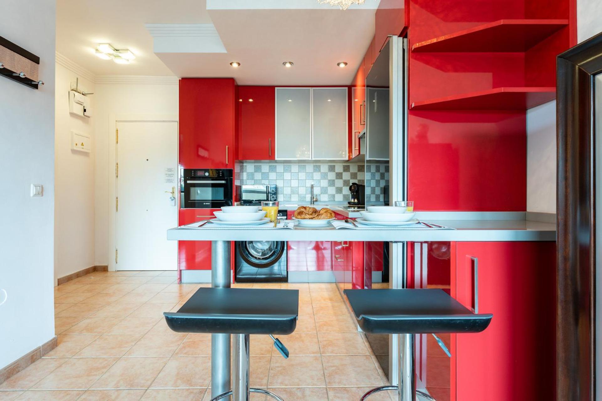 Benalbeach Bliss Seafront Retreat with Balcony