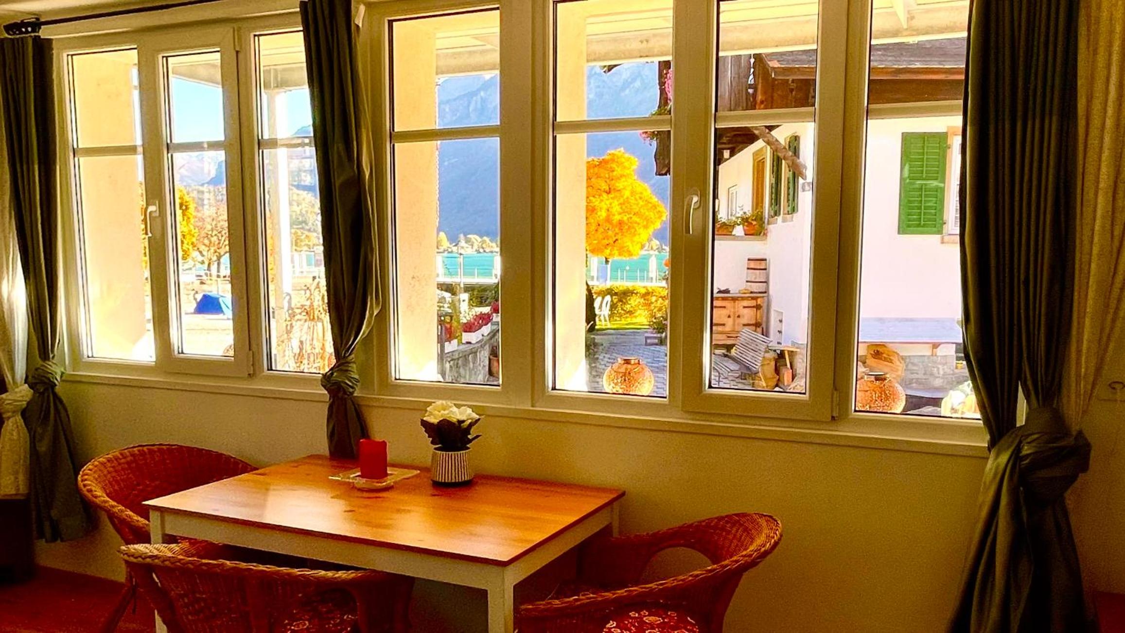 Romantic Lake & Mountain apartment Pure Swissness