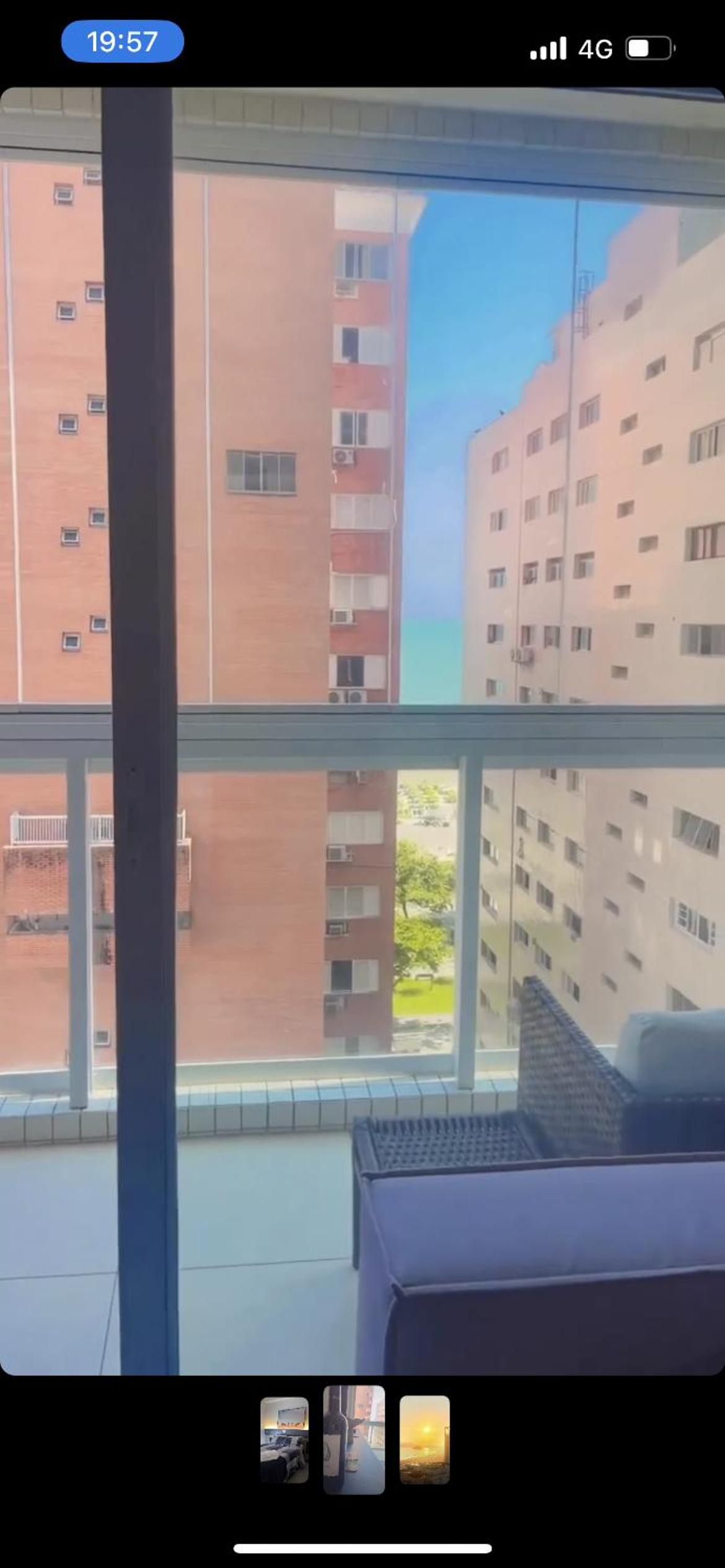 Flat vista mar em Santos
