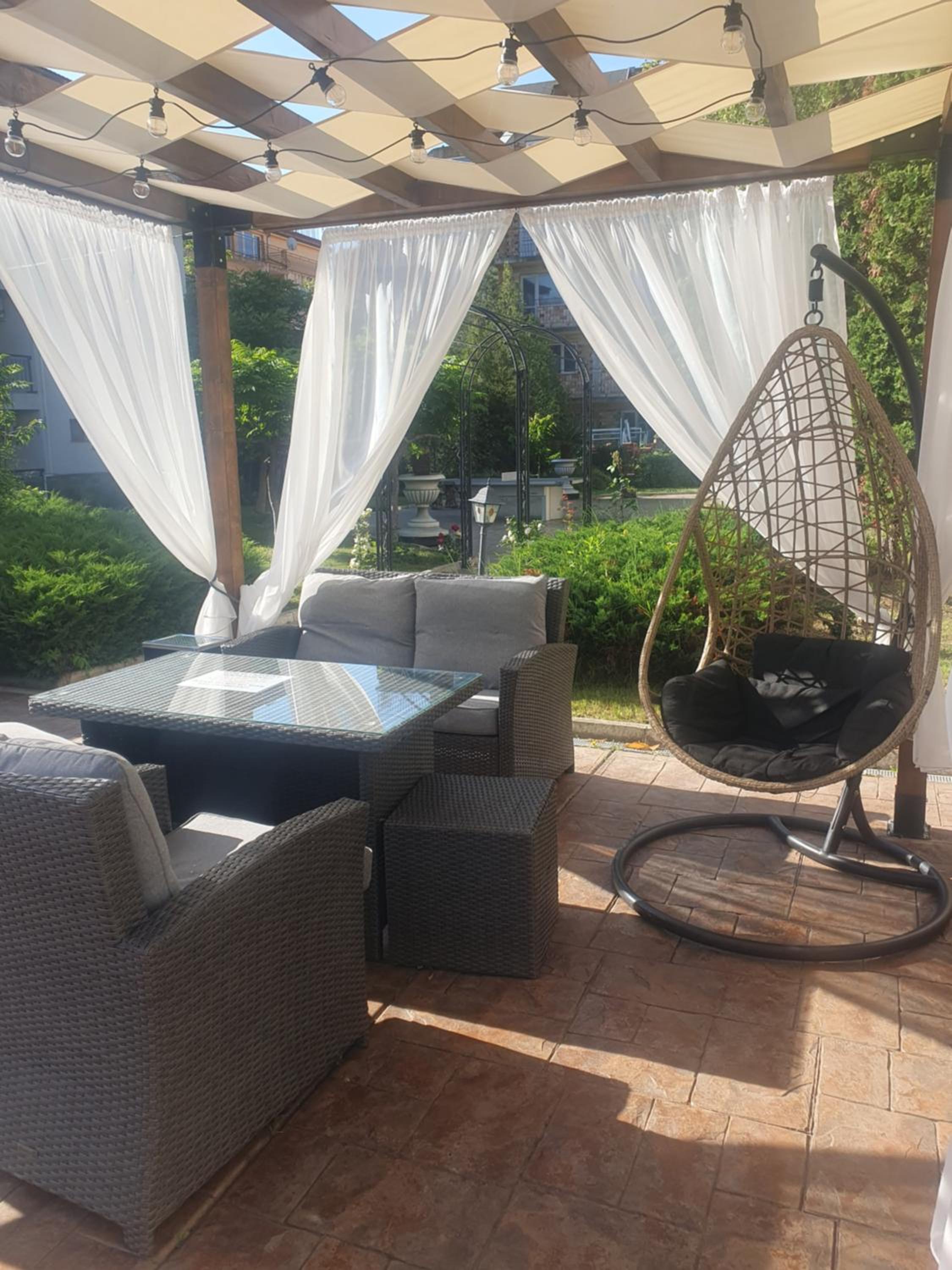 outdoor BBQ area